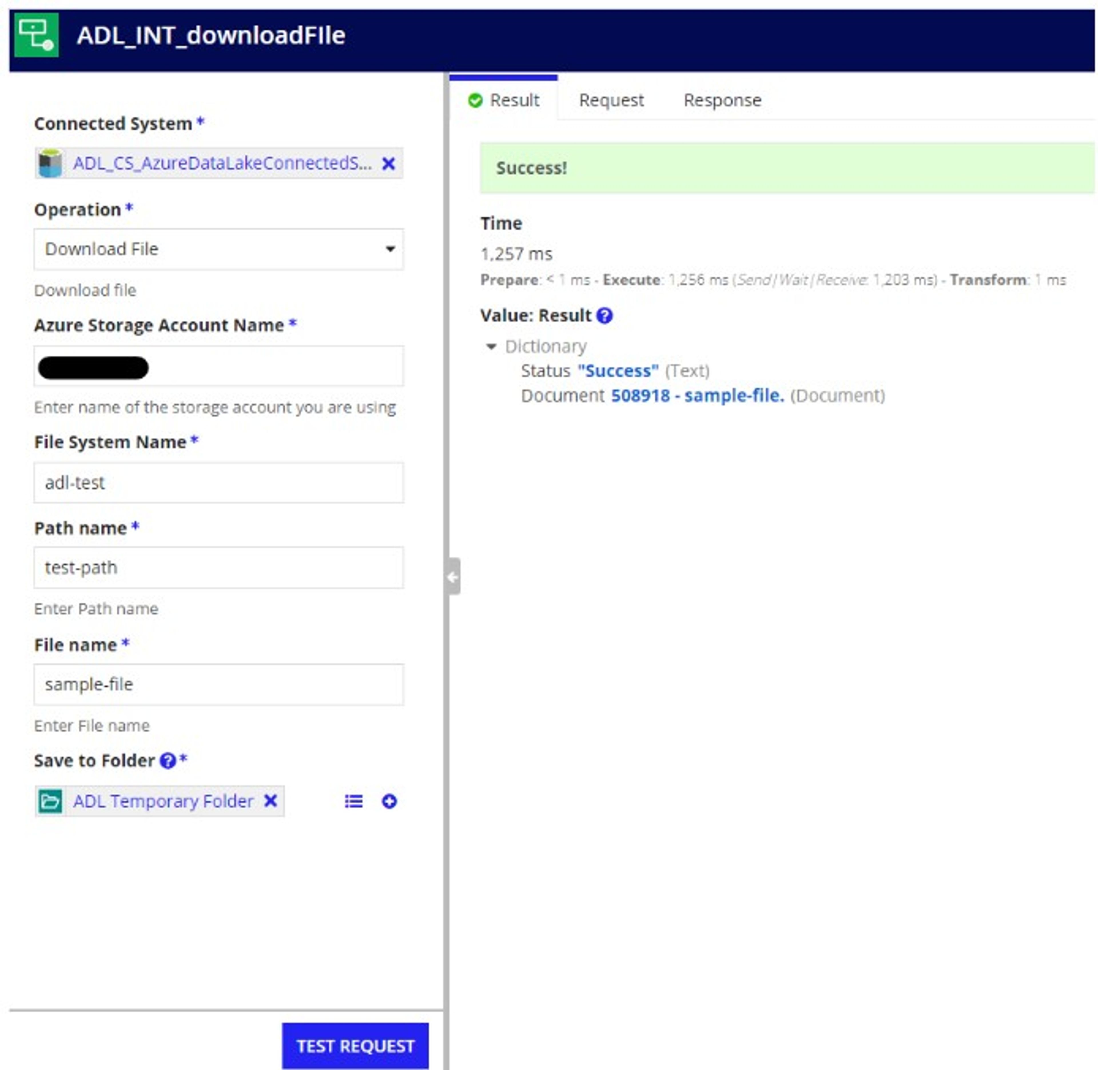 Azure Data Lake Connected System screenshot 4