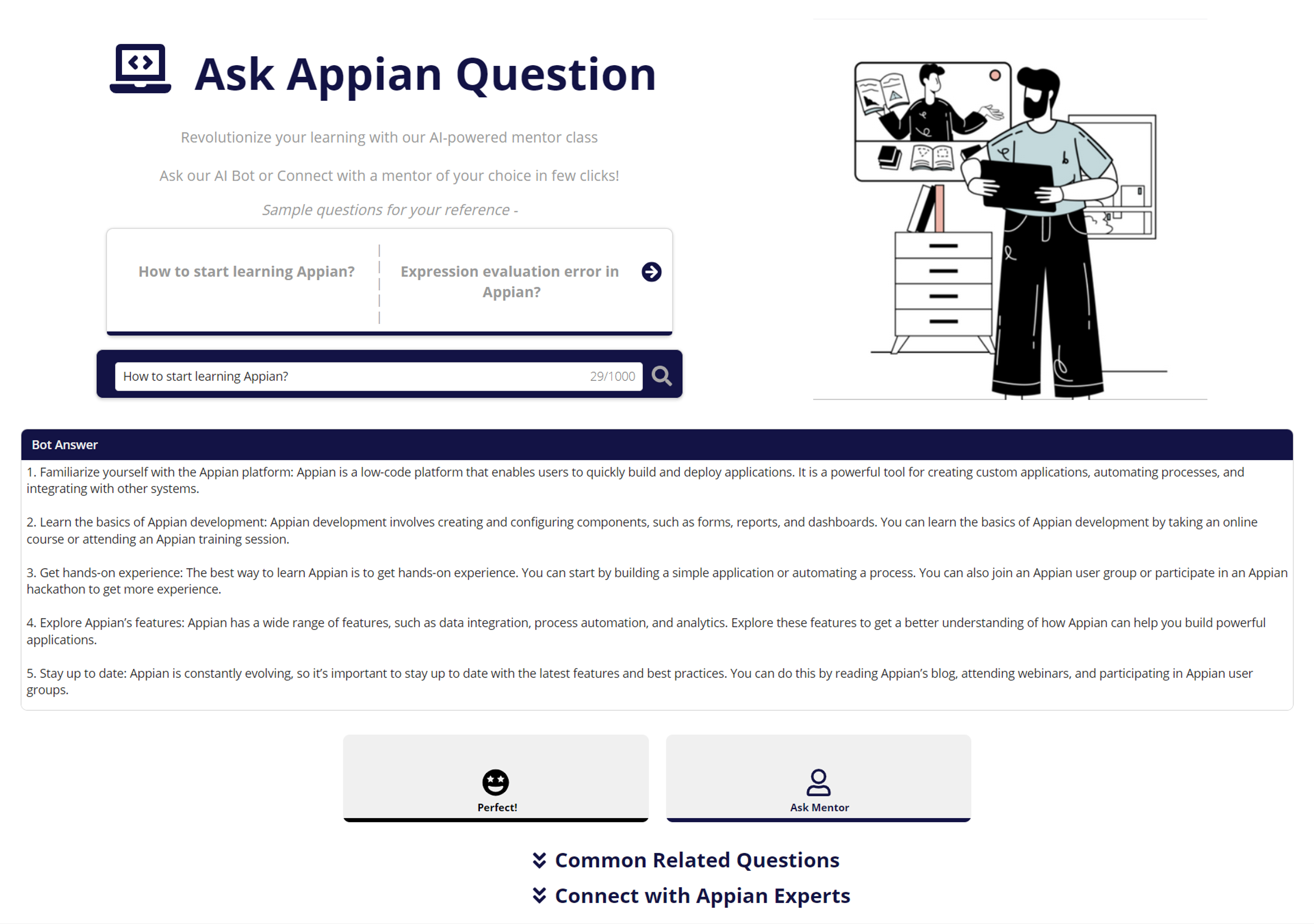 Smart Appian Technical Support and Training System screenshot 3