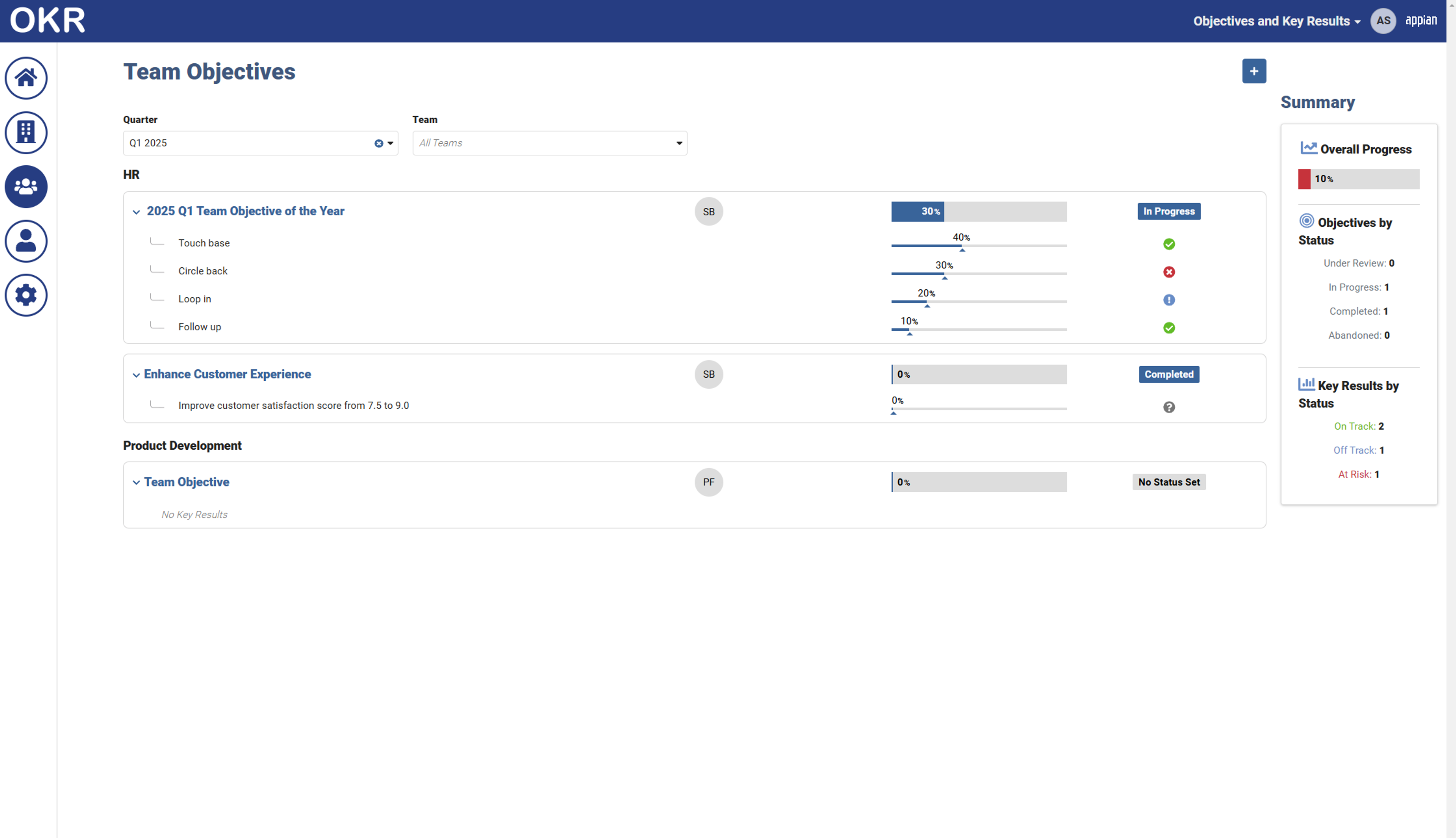 Objective and Key Results (OKR) Application screenshot 6