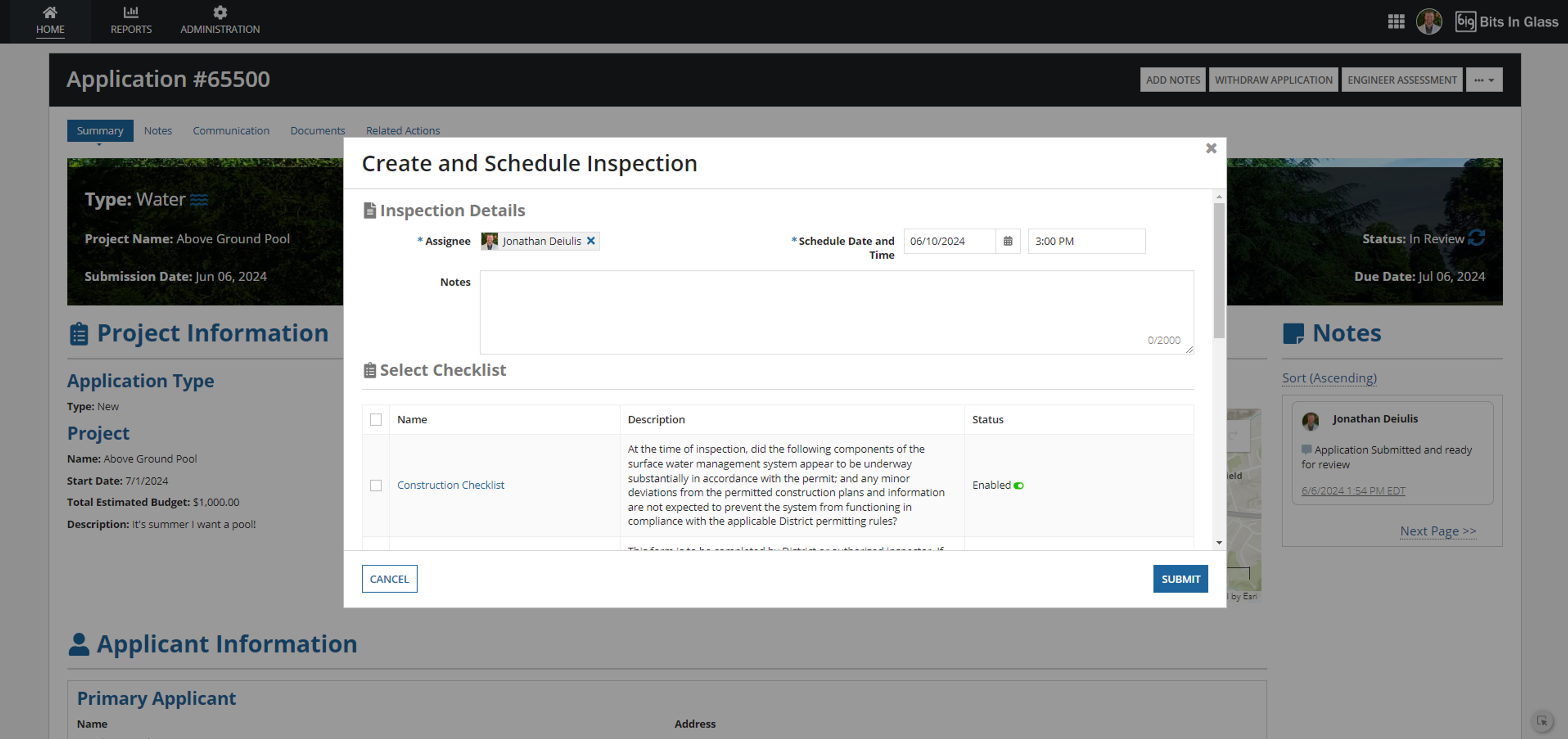 ePermitting screenshot 11