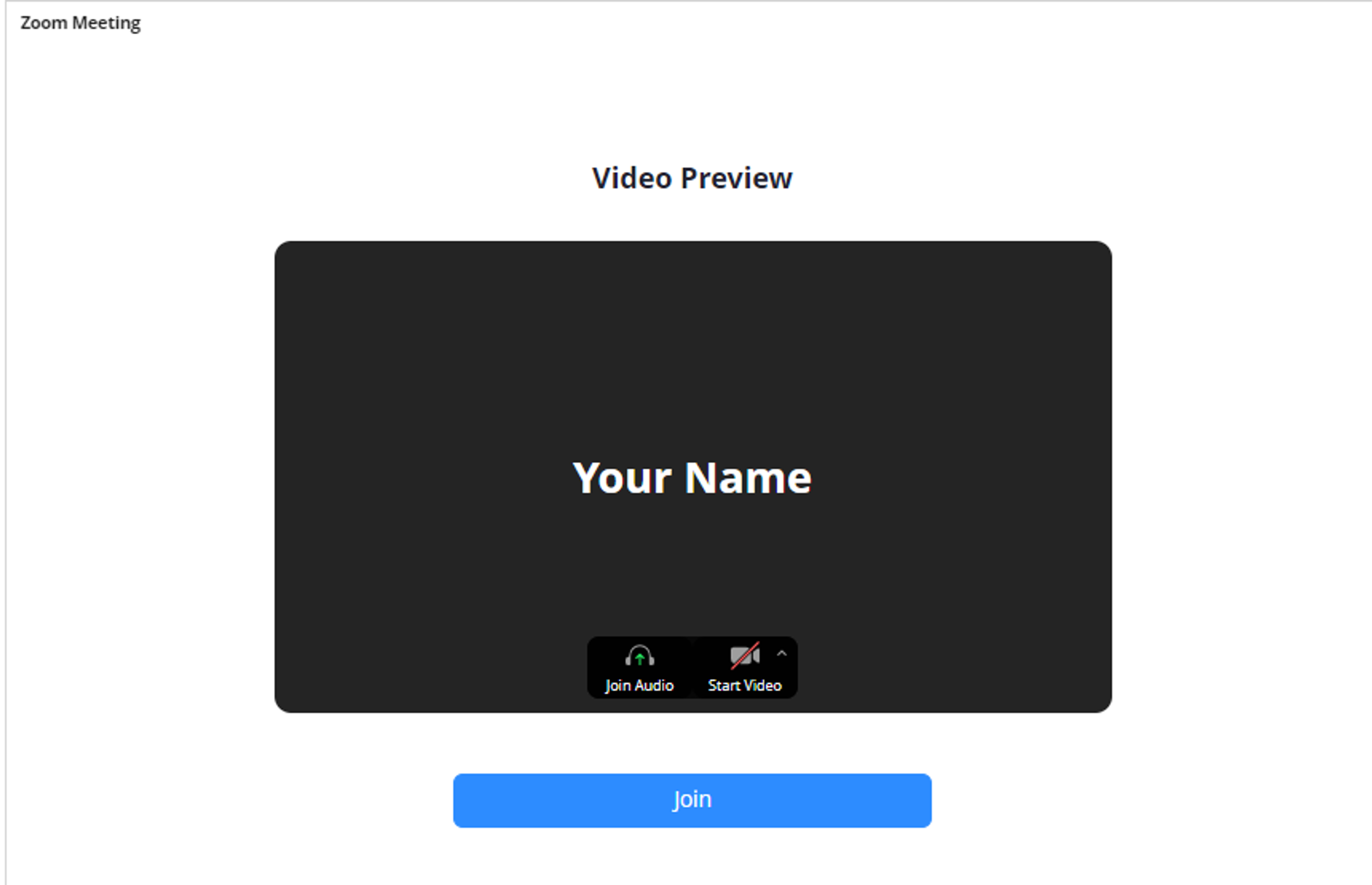 Join Zoom Meeting screenshot 1