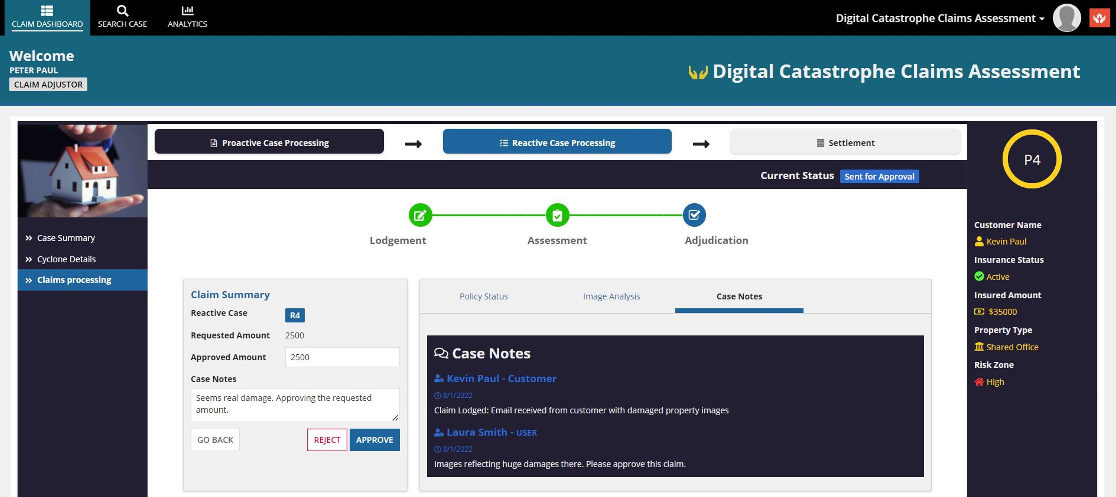 Digital Catastrophe Claims Assessment screenshot 12