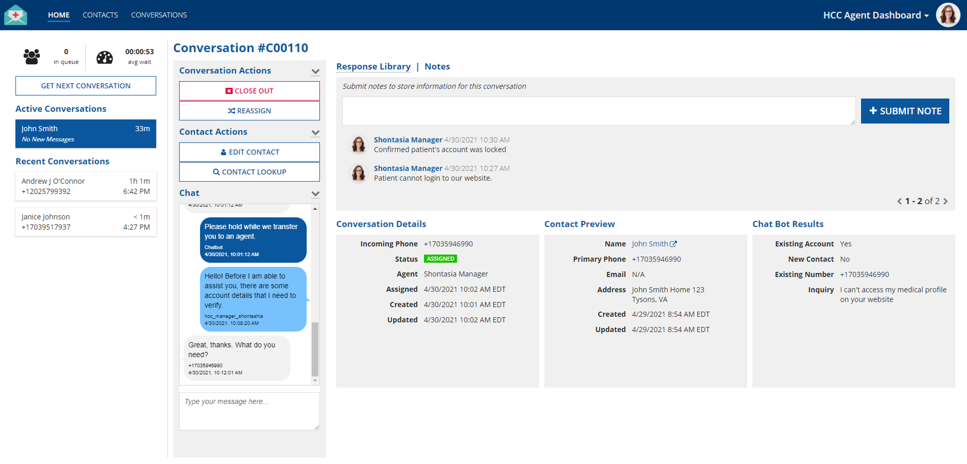 Healthcare Communication Center (HCC) screenshot 5