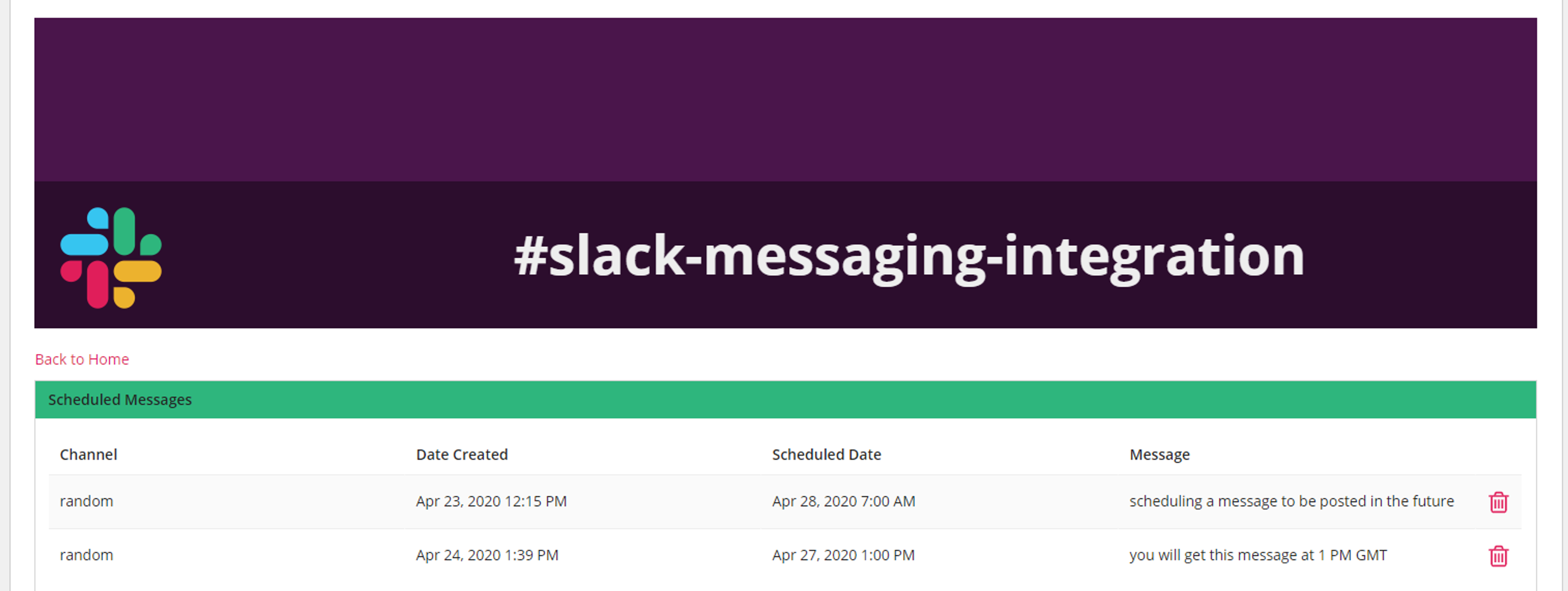 Slack Connected System (Zimpatica) screenshot 4