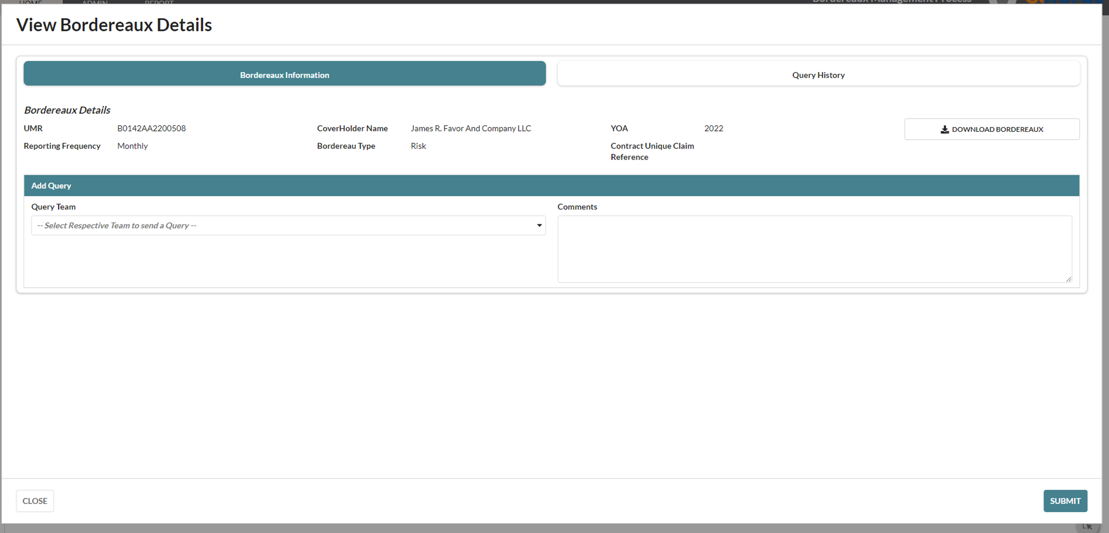 Coforge Automated Bordereaux Processing Solution screenshot 3