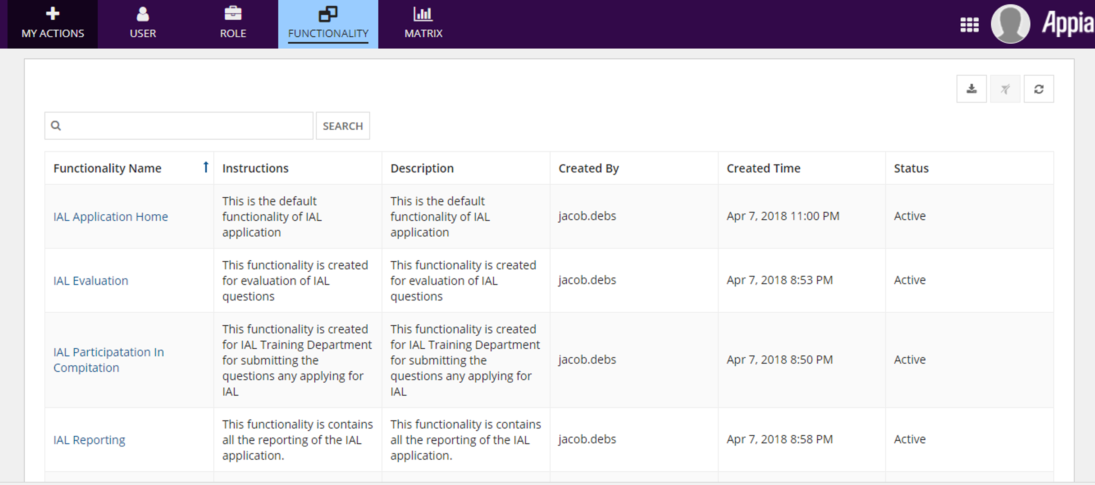 Security and Access Management (iSAM) screenshot 1