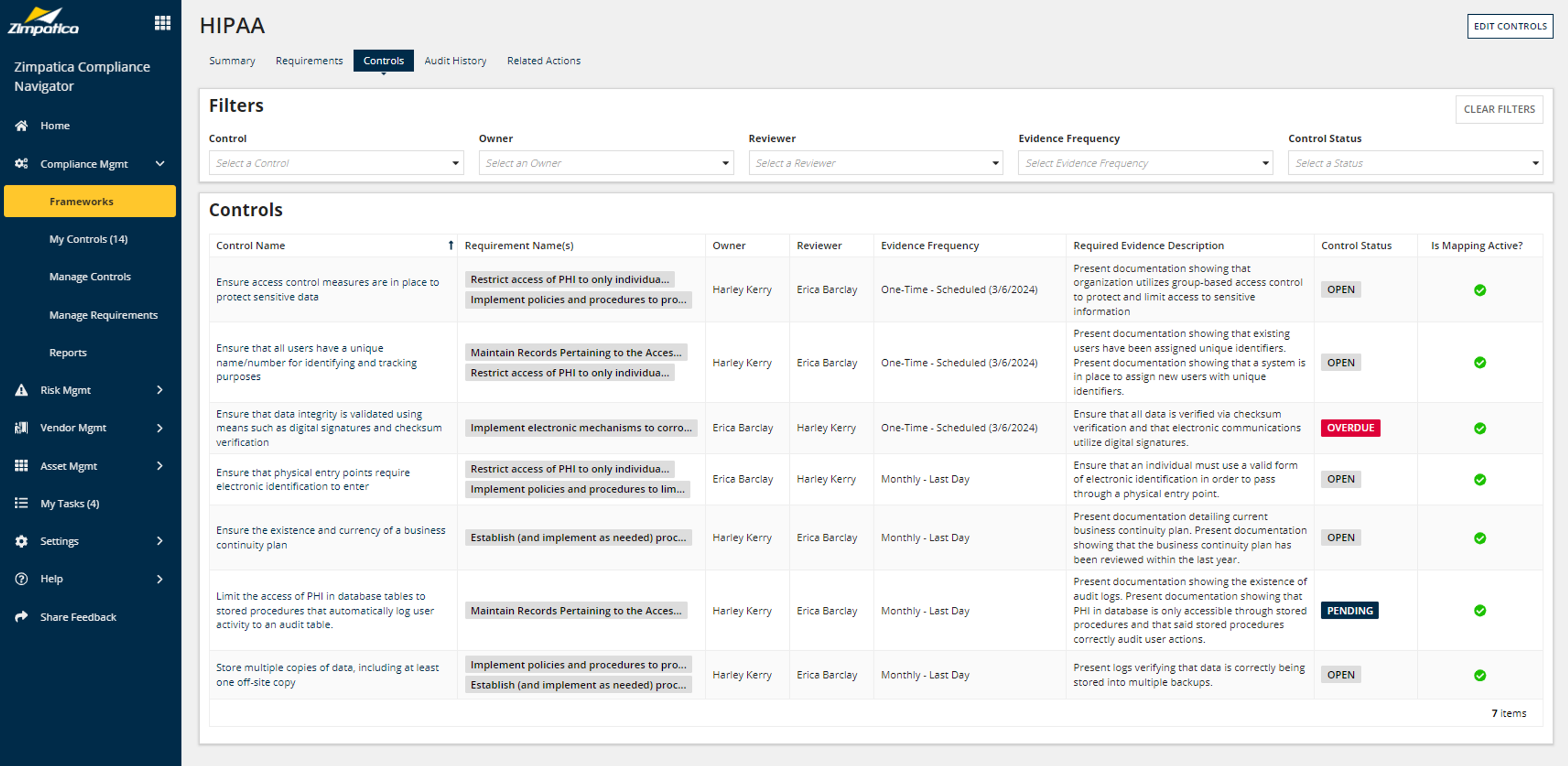 Zimpatica Compliance Navigator screenshot 5