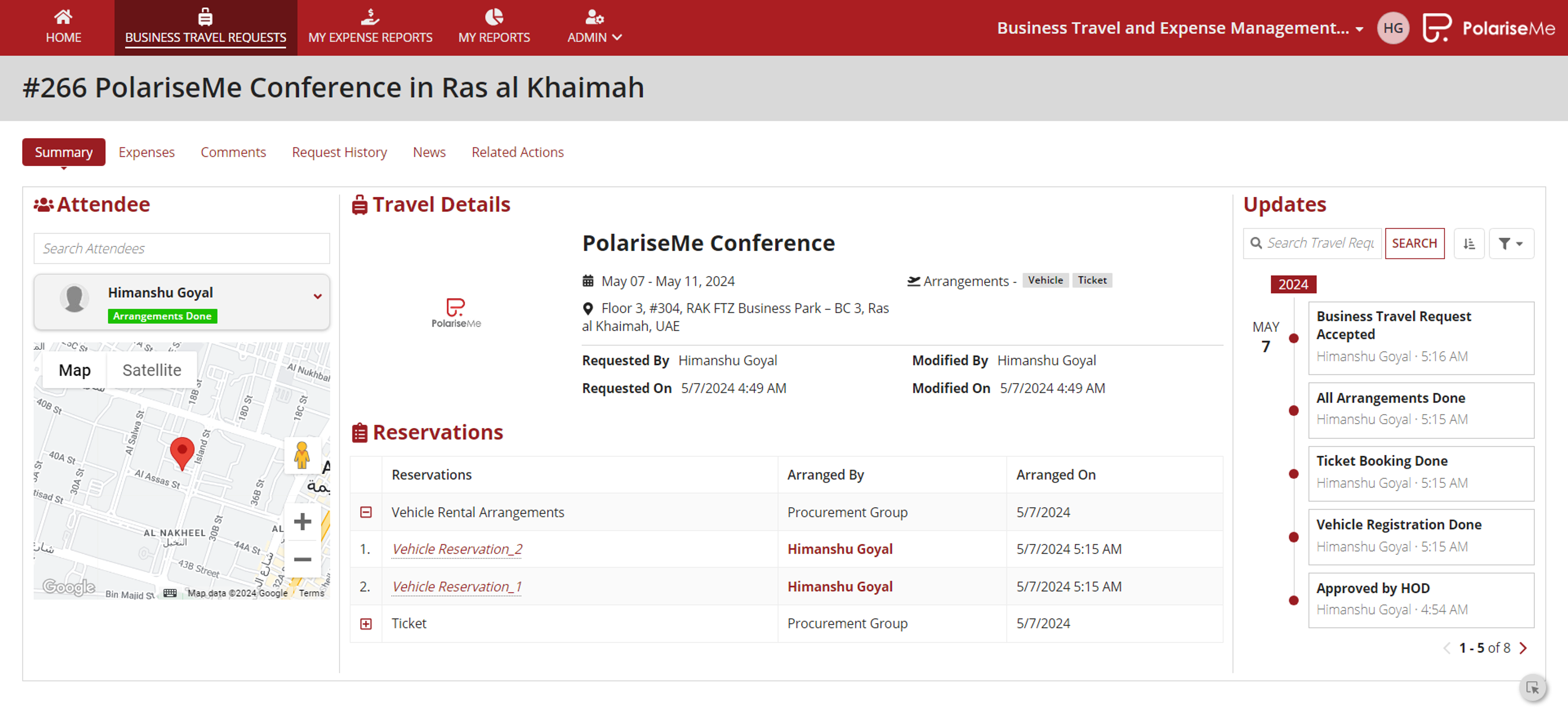 Business Travel and Expense Management screenshot 3
