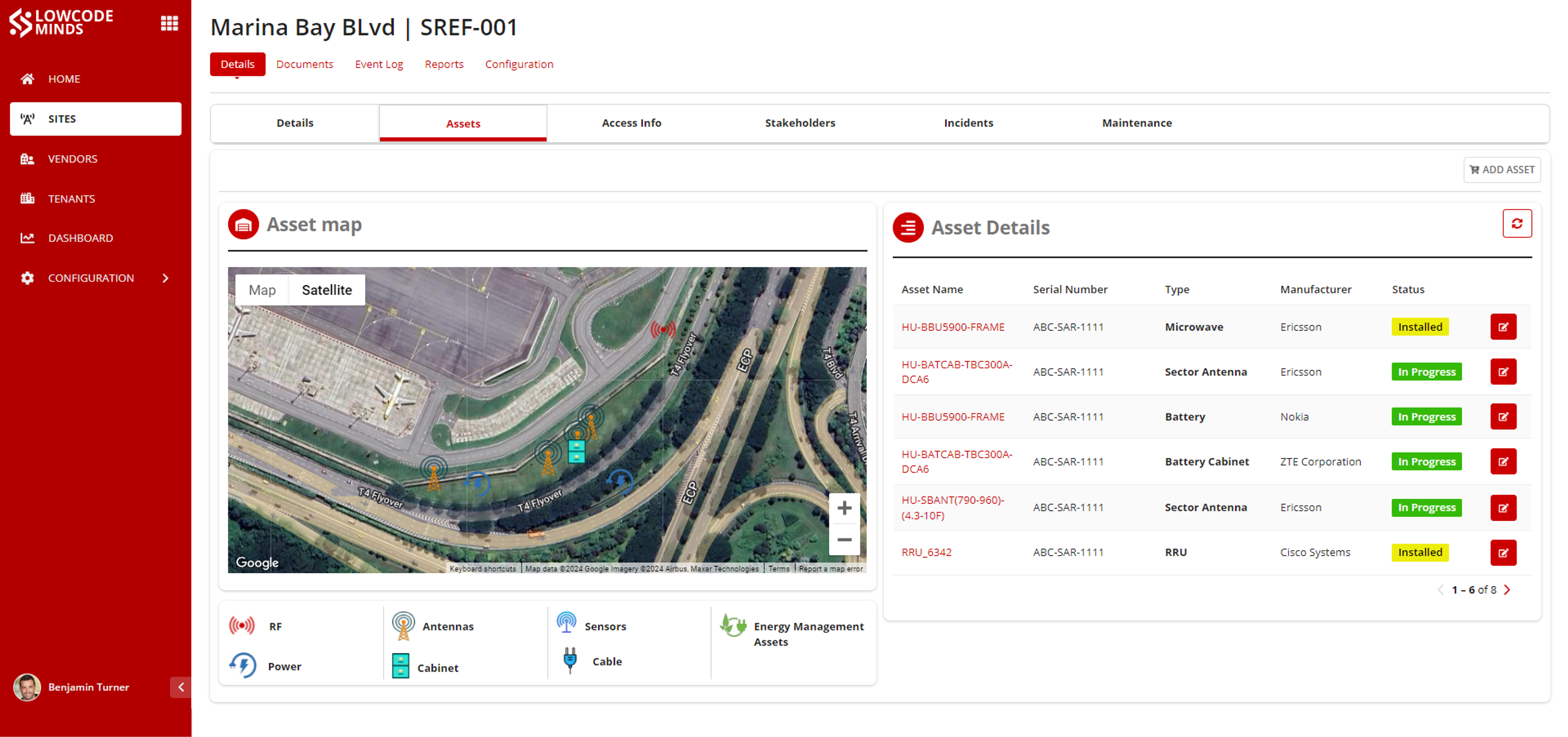 Lowcodeminds Tower and Site Management Solution screenshot 3