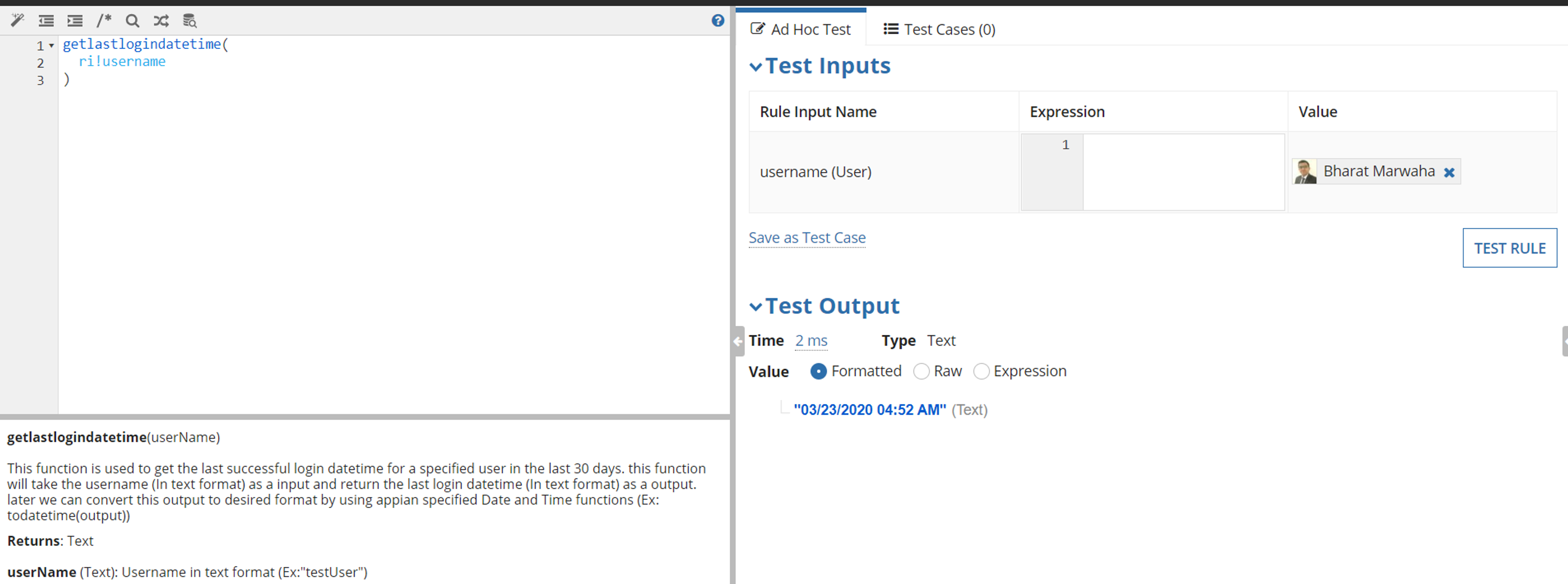 Get Last Successful Login Details screenshot 1