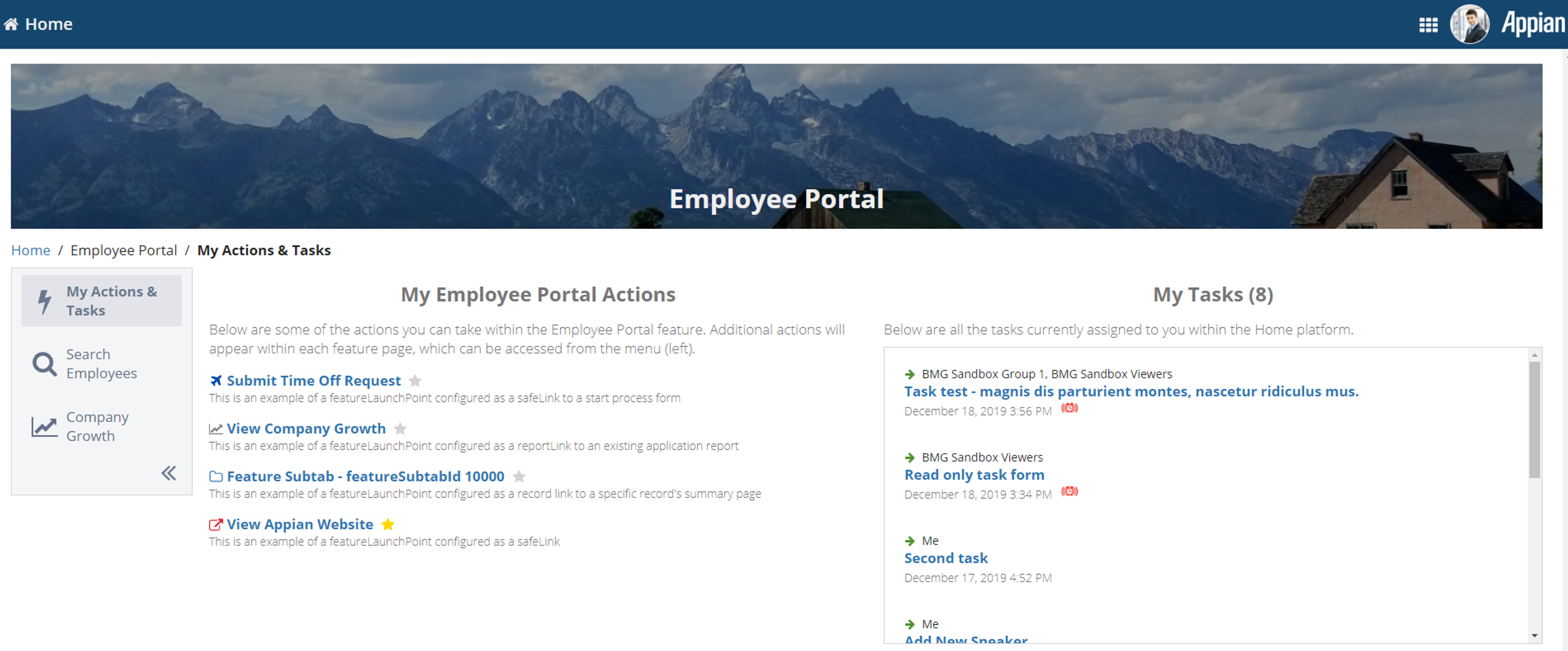 Home Site screenshot 6