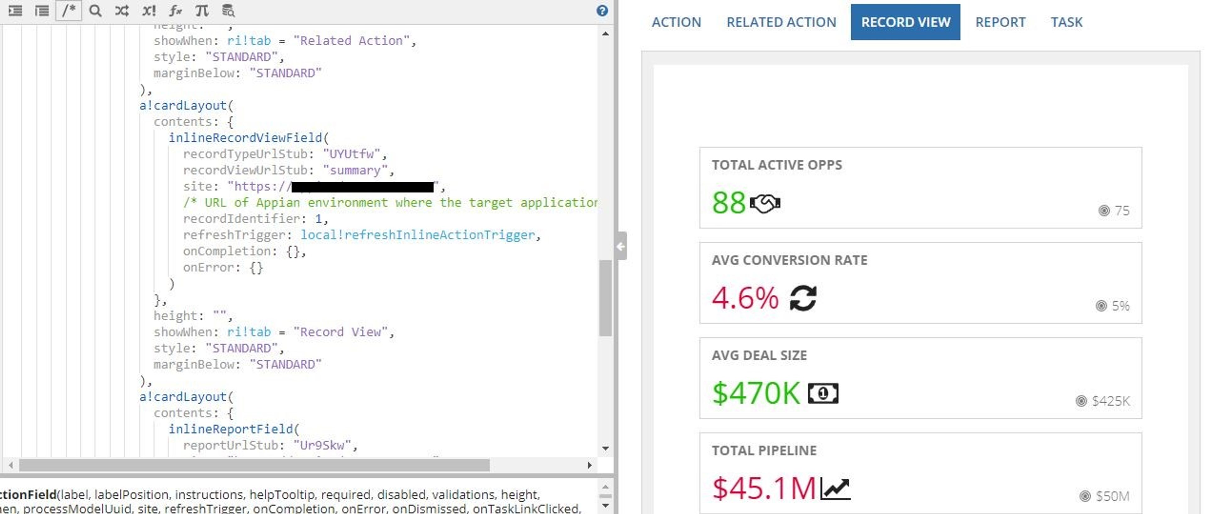 Inline Appian View Component screenshot 4
