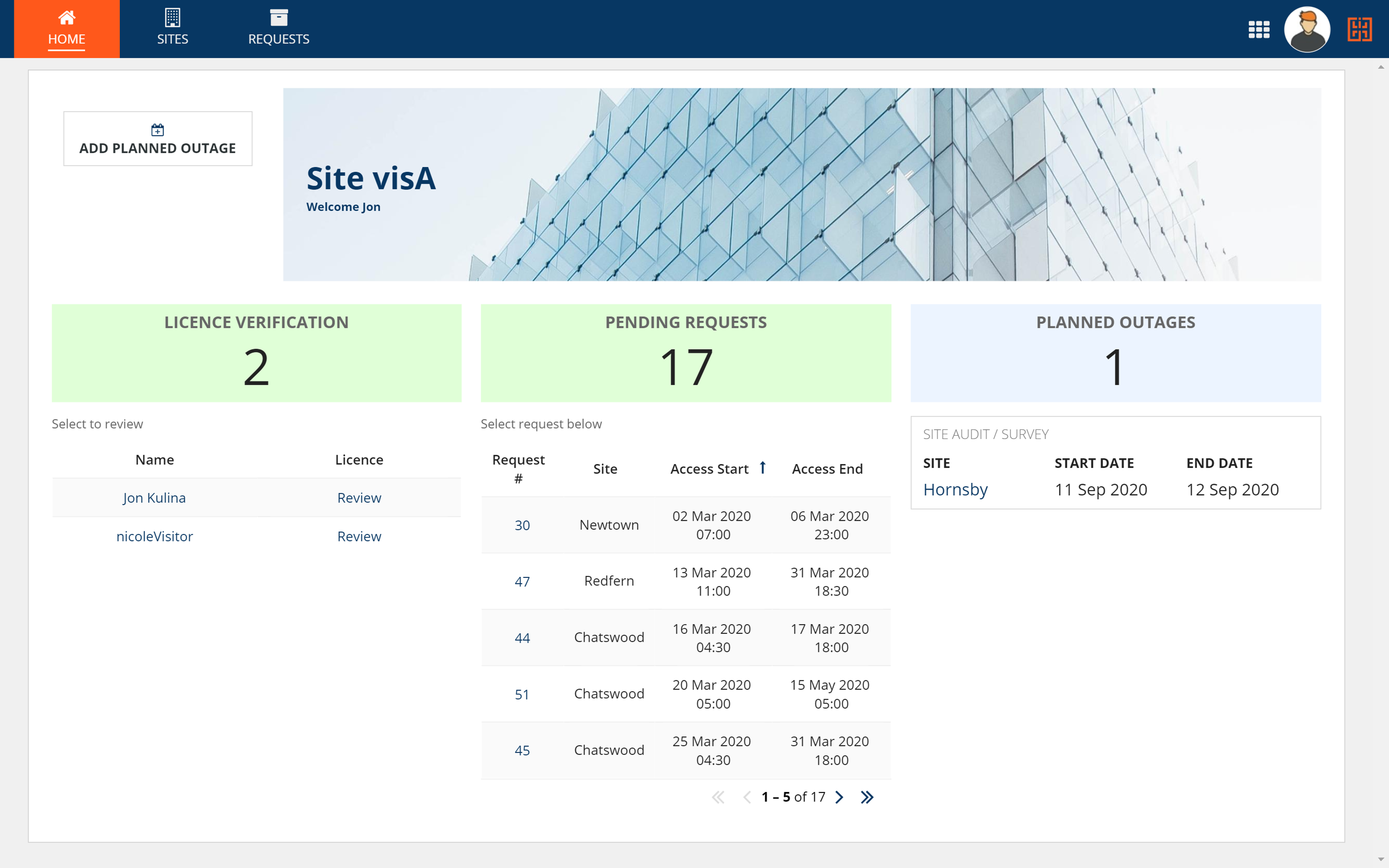 Site visA screenshot 13