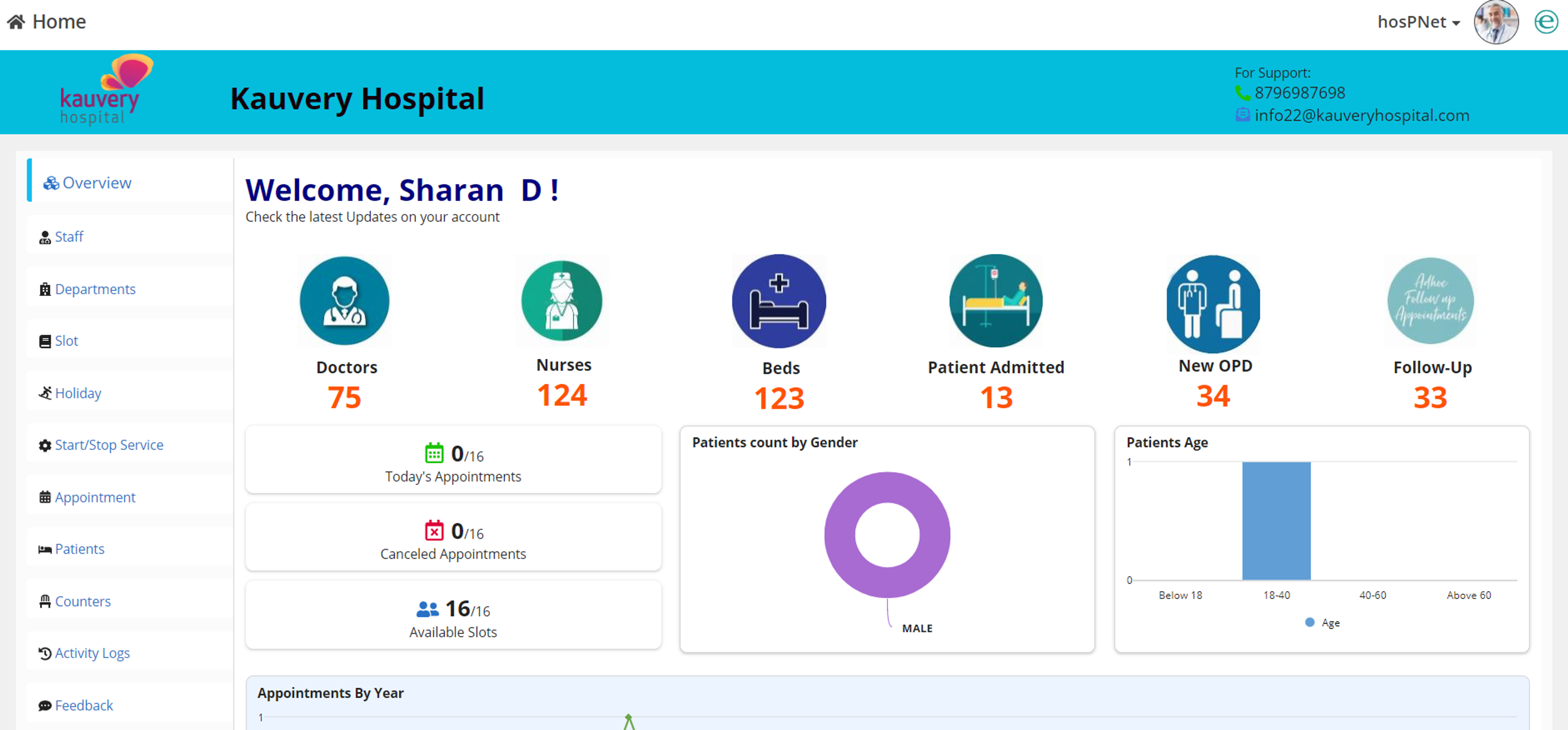 HospNet - Hospital Management System screenshot 5