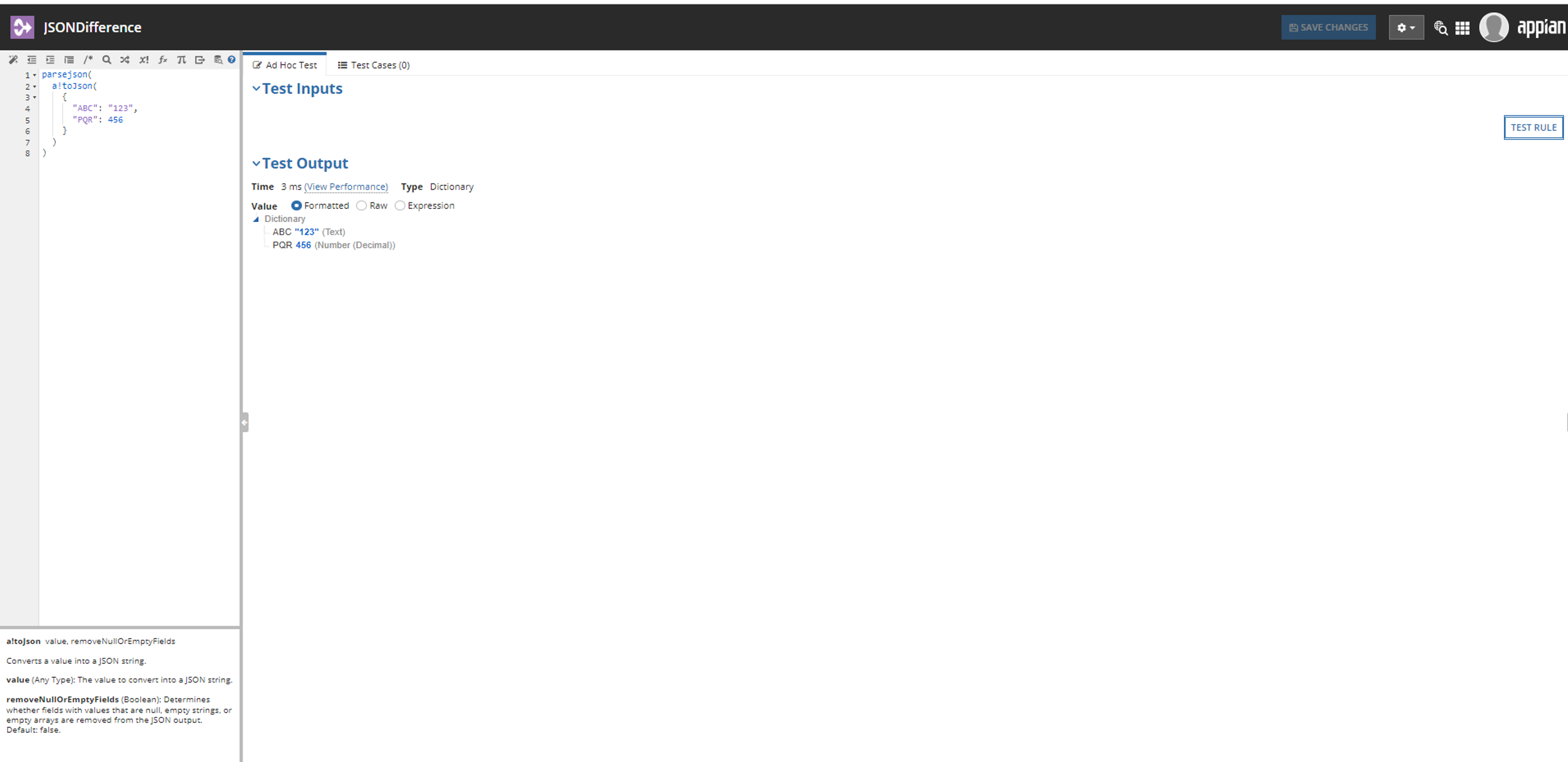 Parse Json To Dictionary screenshot 1