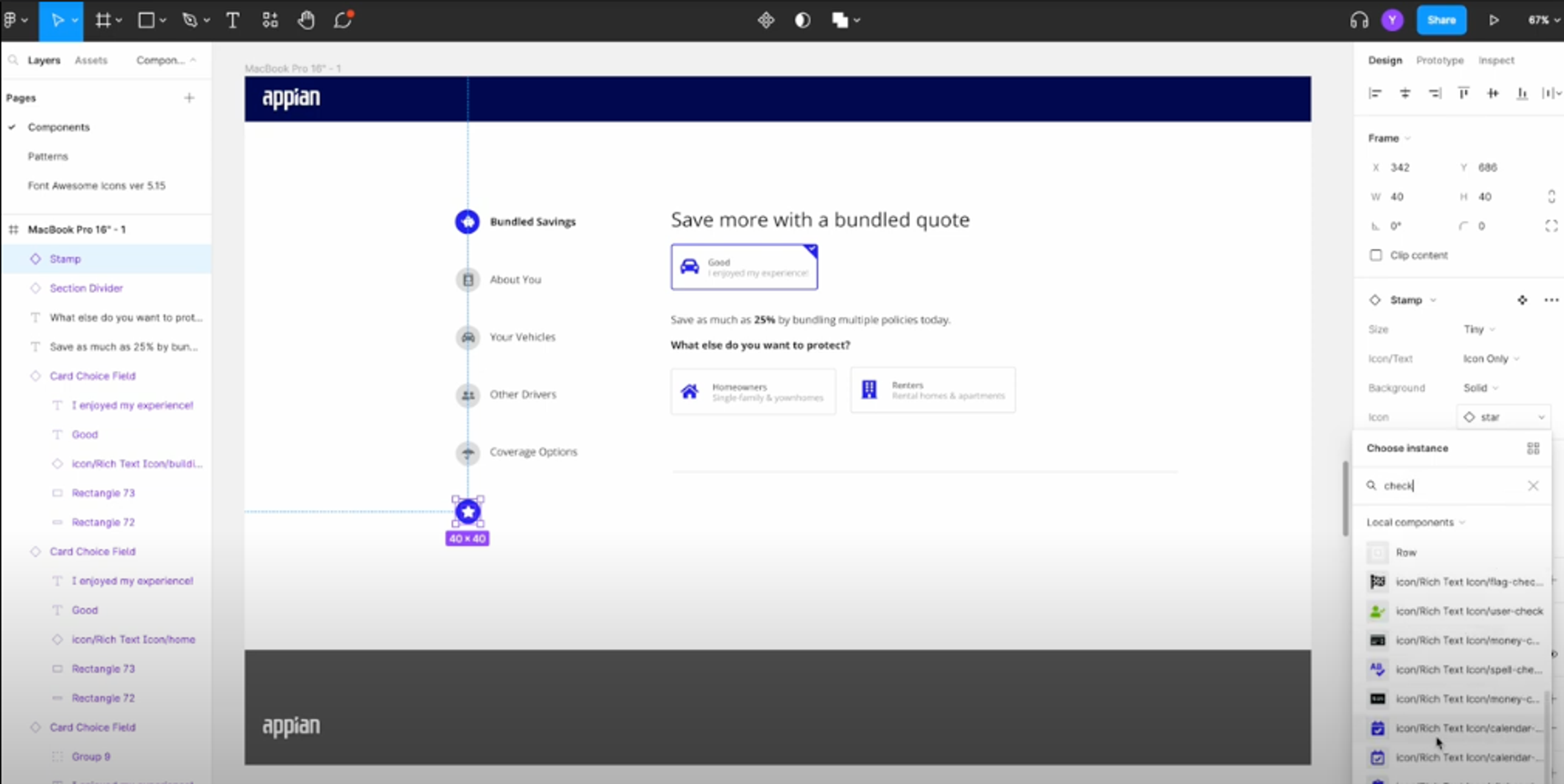 Figma Appian Library screenshot 3
