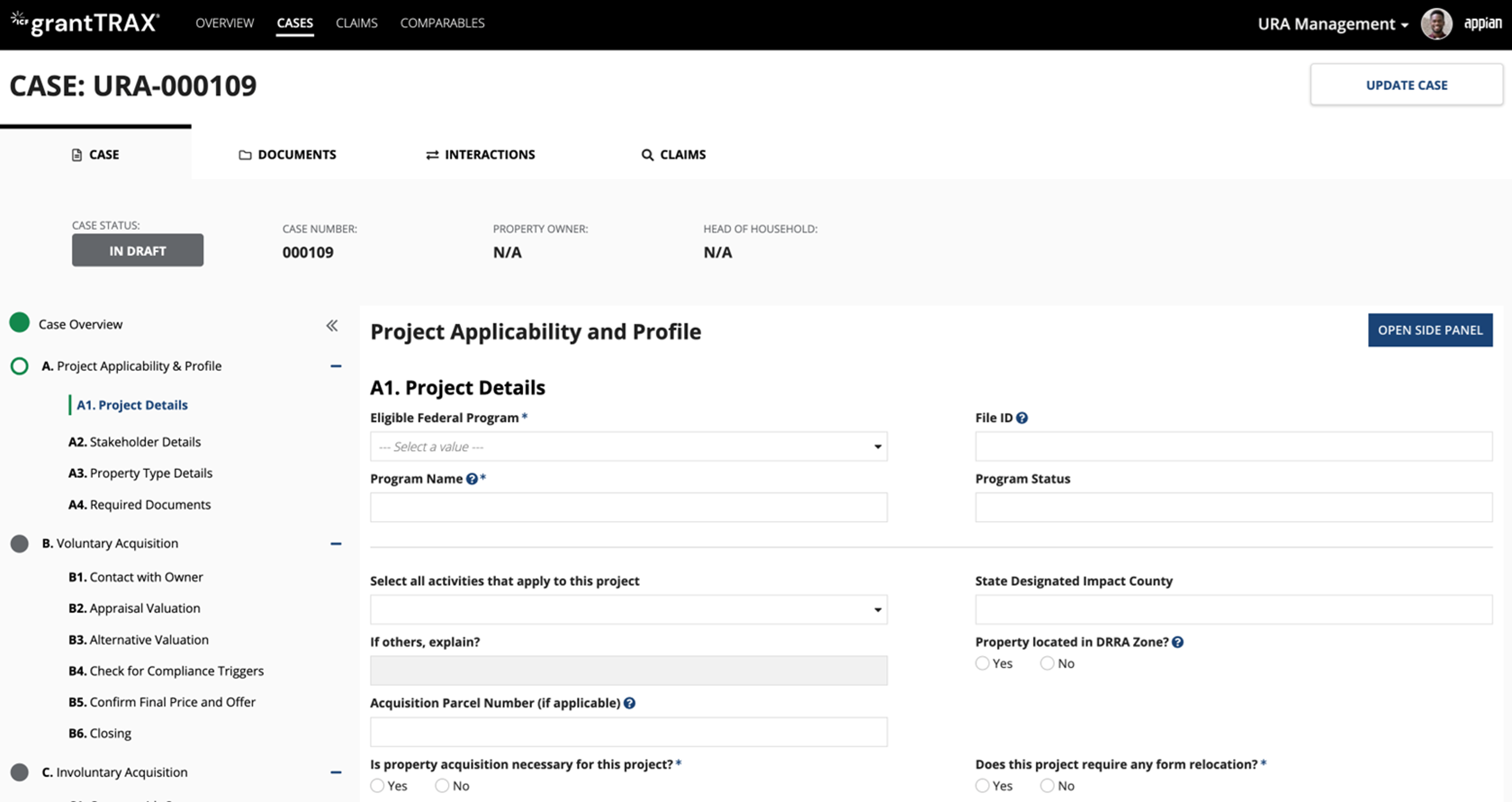ICF grantTRAX screenshot 8
