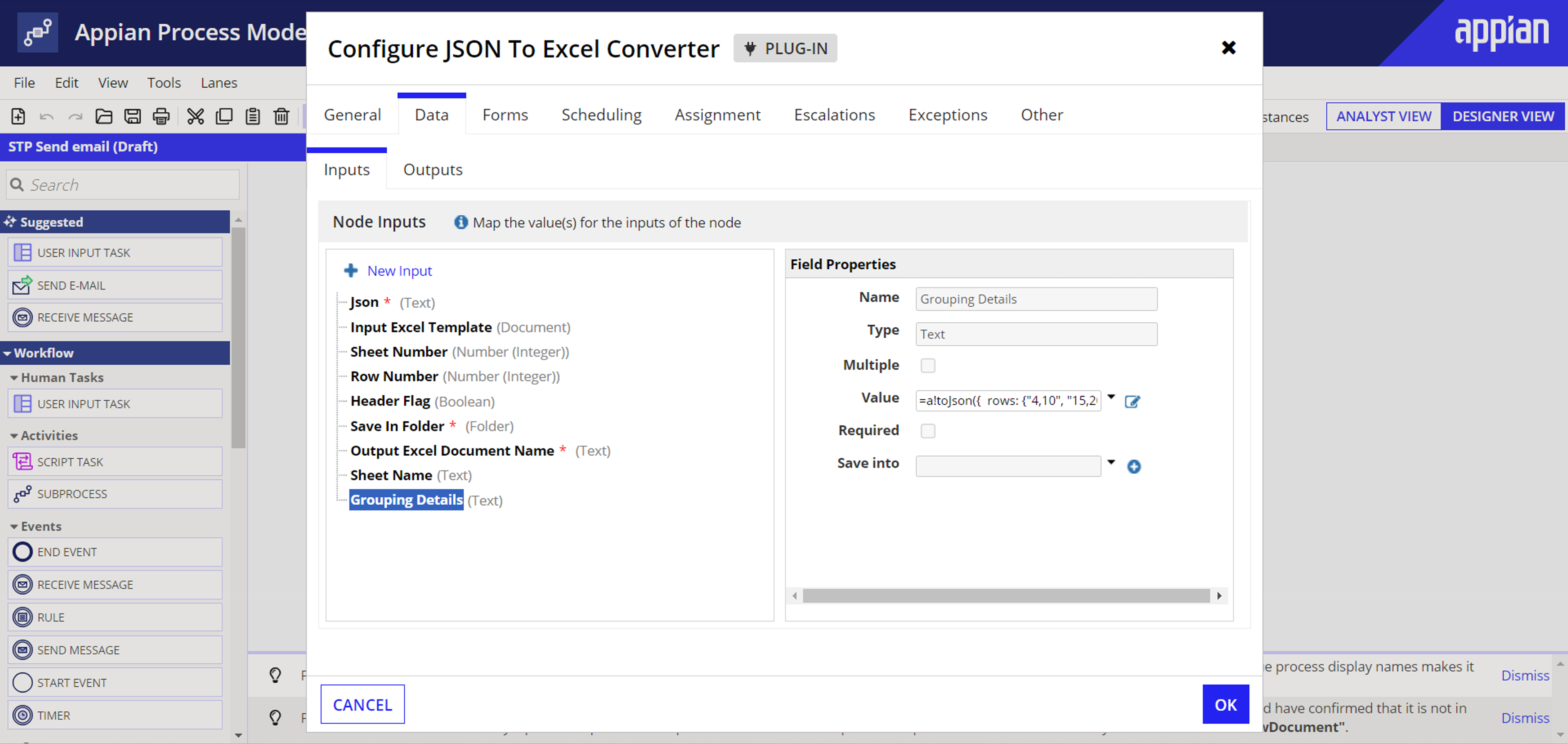 Json To Excel Smart Plugin Converter screenshot 1