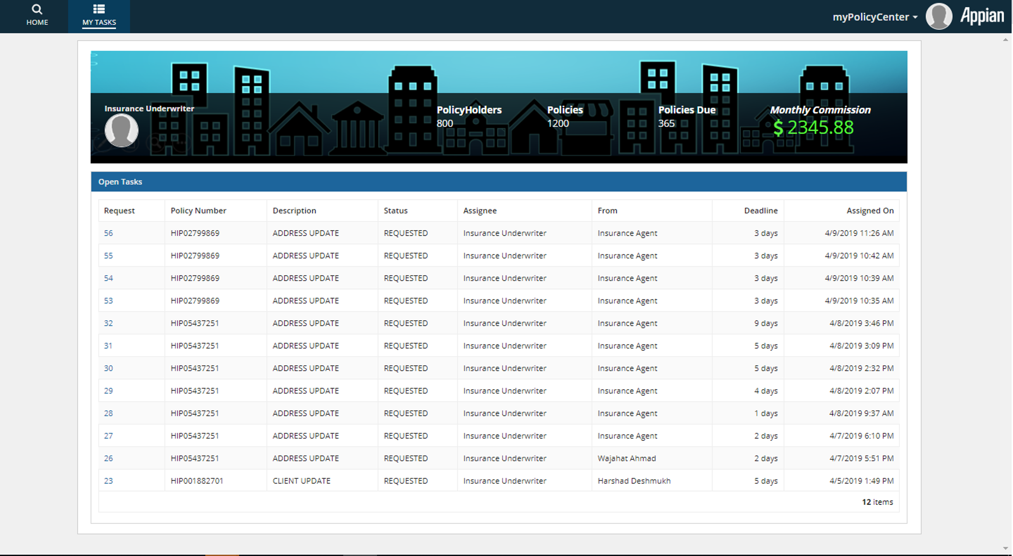 AgentPolicyCenter (Insurance Portal) screenshot 4