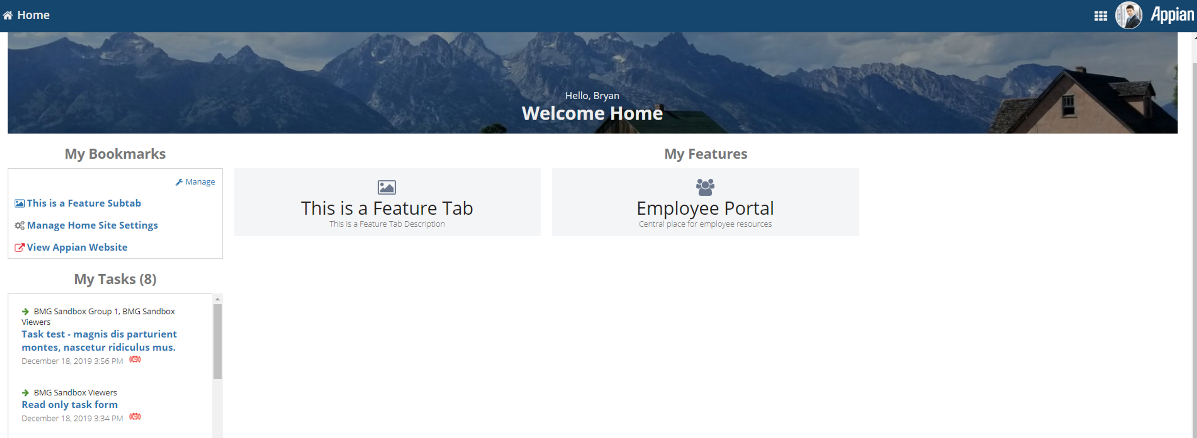 Home Site screenshot 4