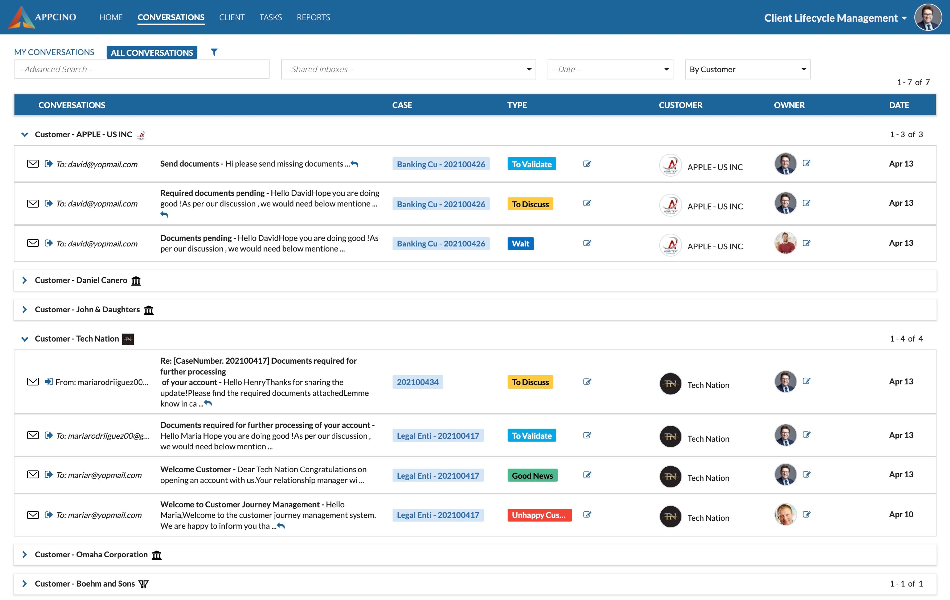 Client Lifecycle Management (CLM) screenshot 10