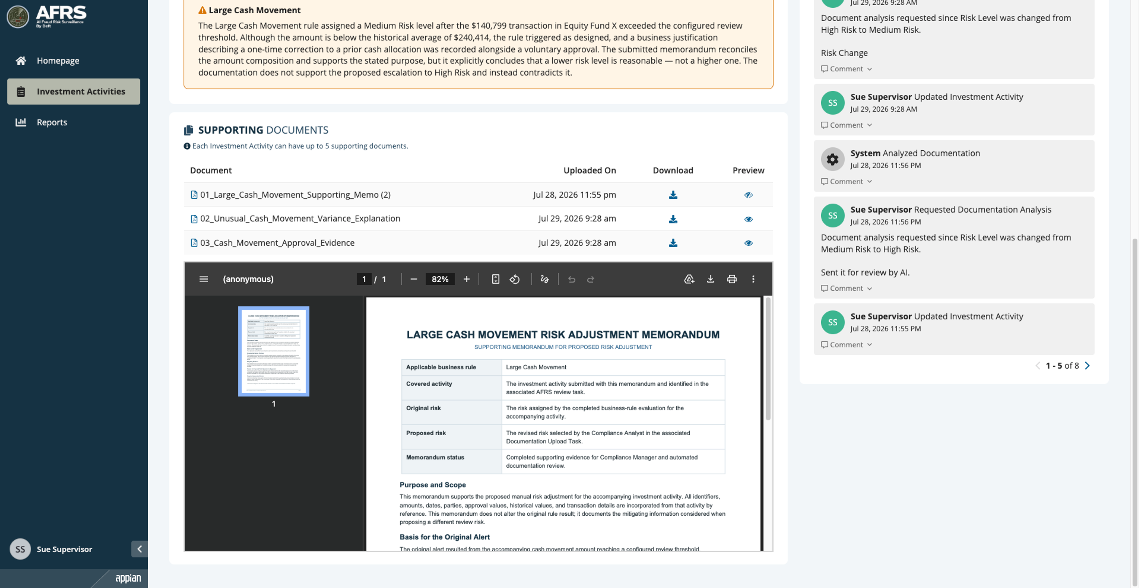 AI Fraud Risk Surveillance screenshot 4