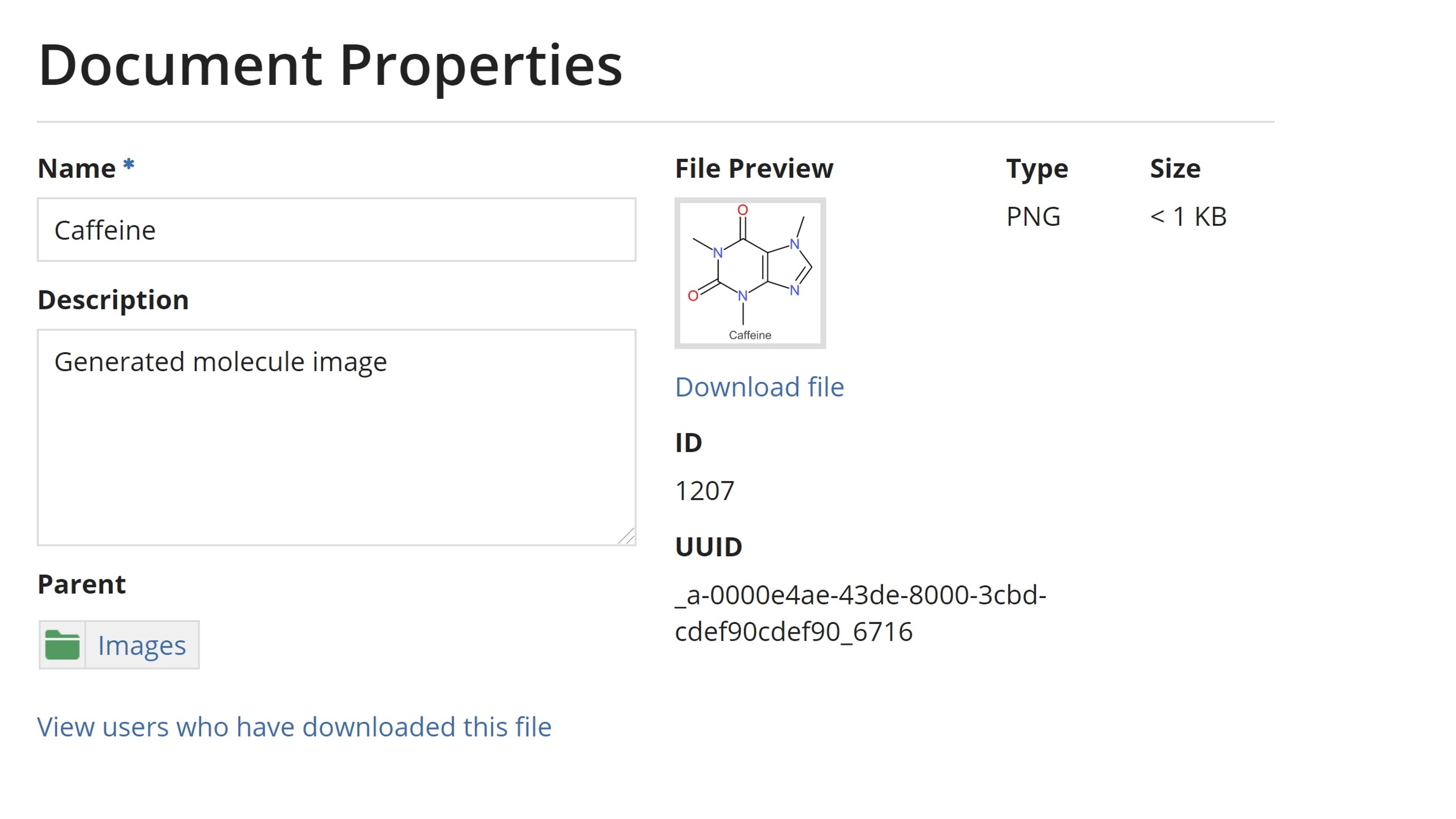 Generate 2-D Molecule Image from SMILES screenshot 2