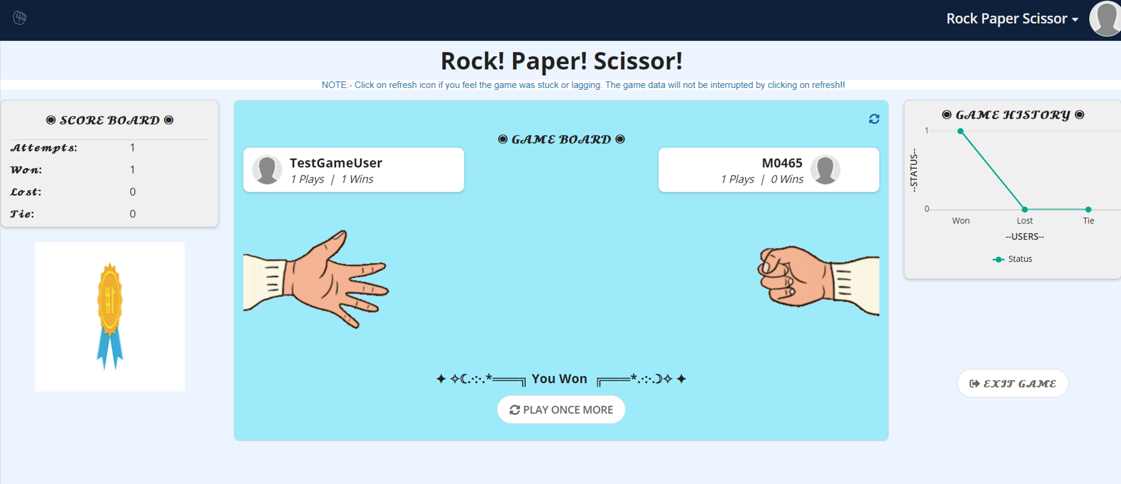 Rock Paper Scissor Game screenshot 6