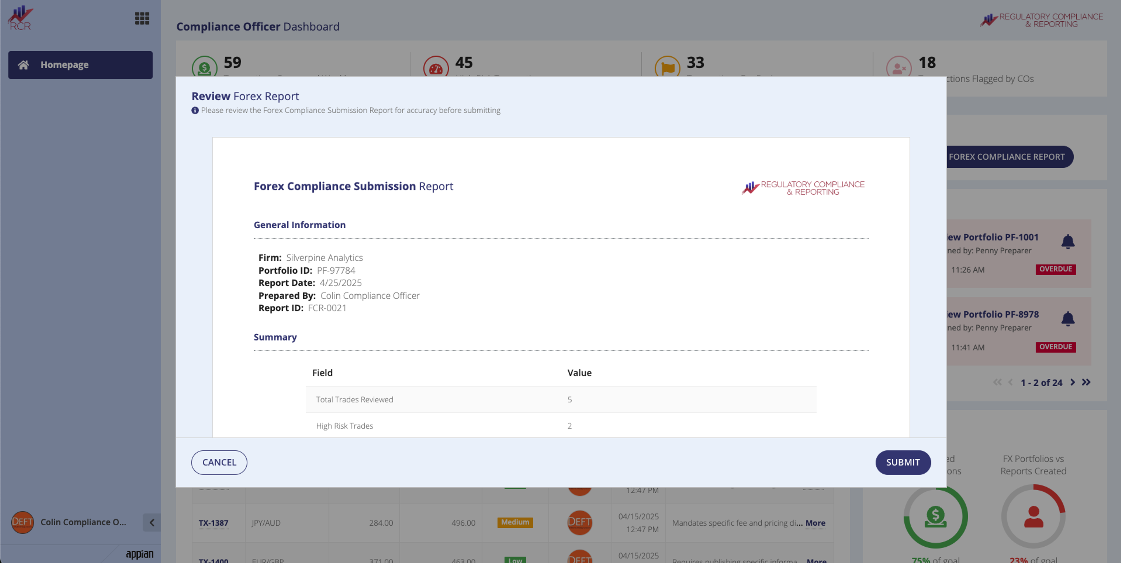 Regulatory Compliance and Reporting screenshot 6