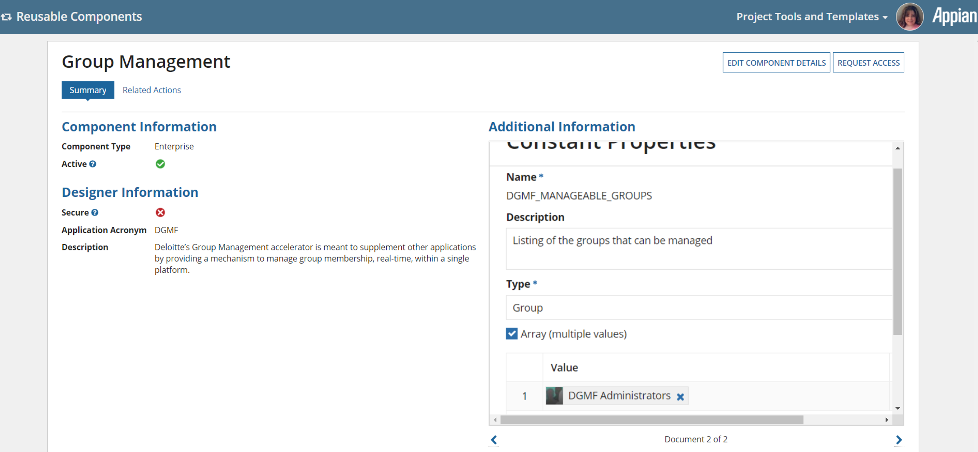 Reusable Application Library screenshot 4
