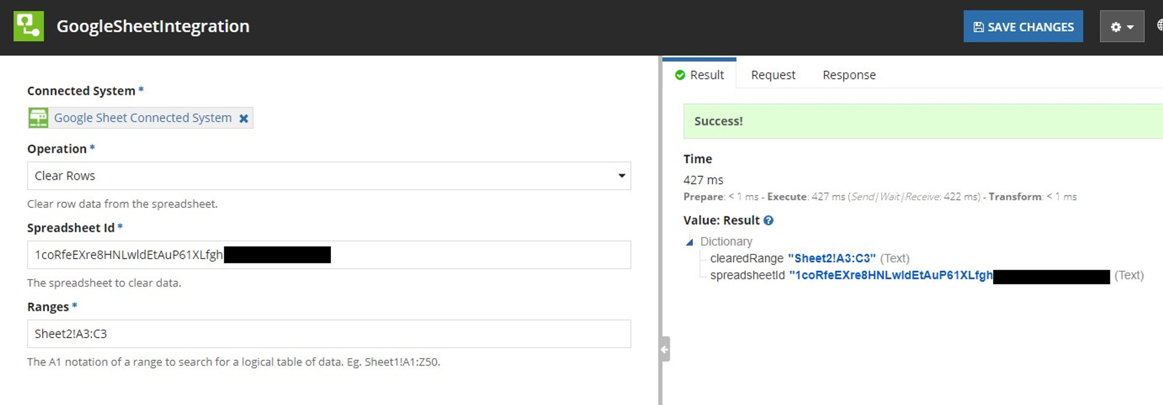 Google Sheets Connected System screenshot 4