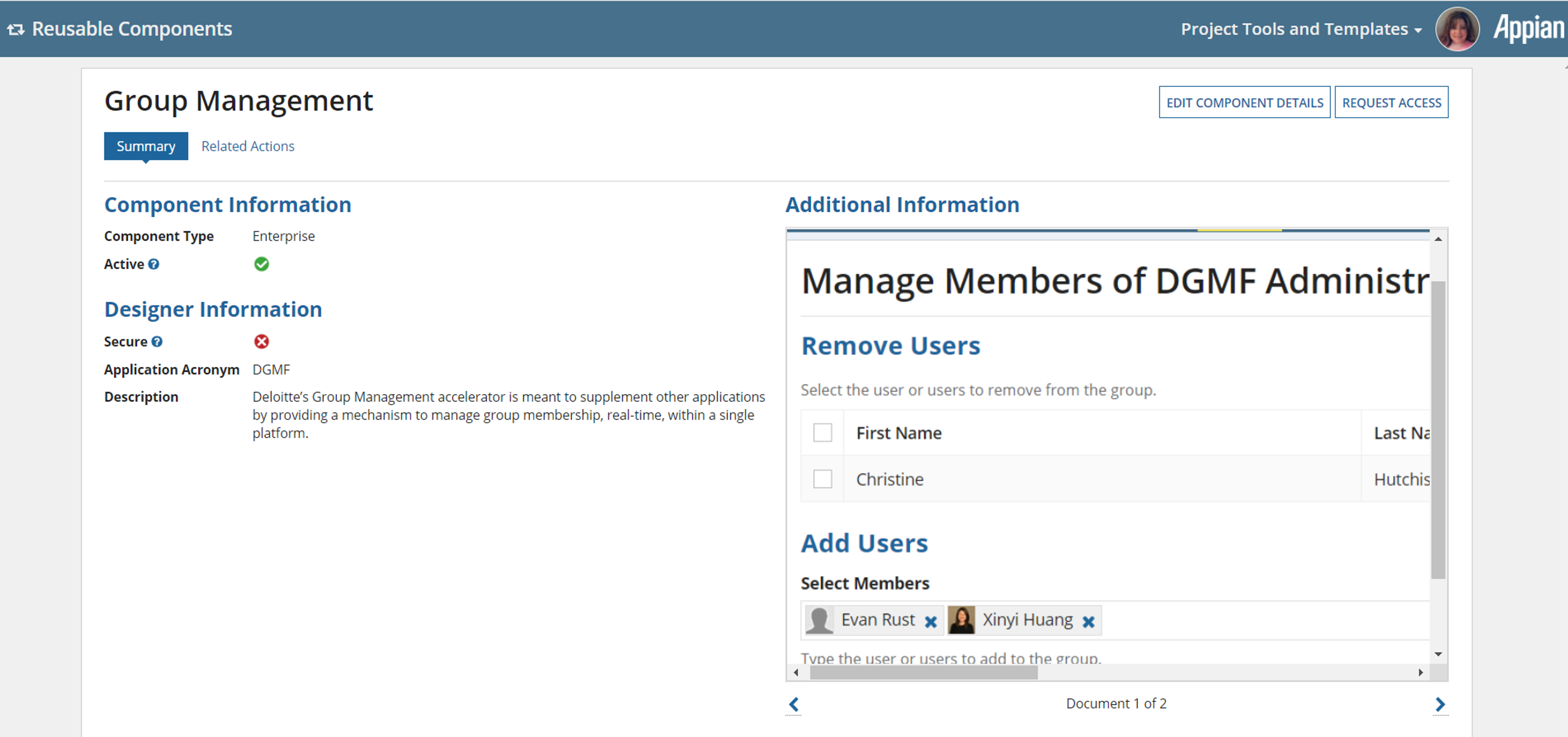 Reusable Application Library screenshot 3