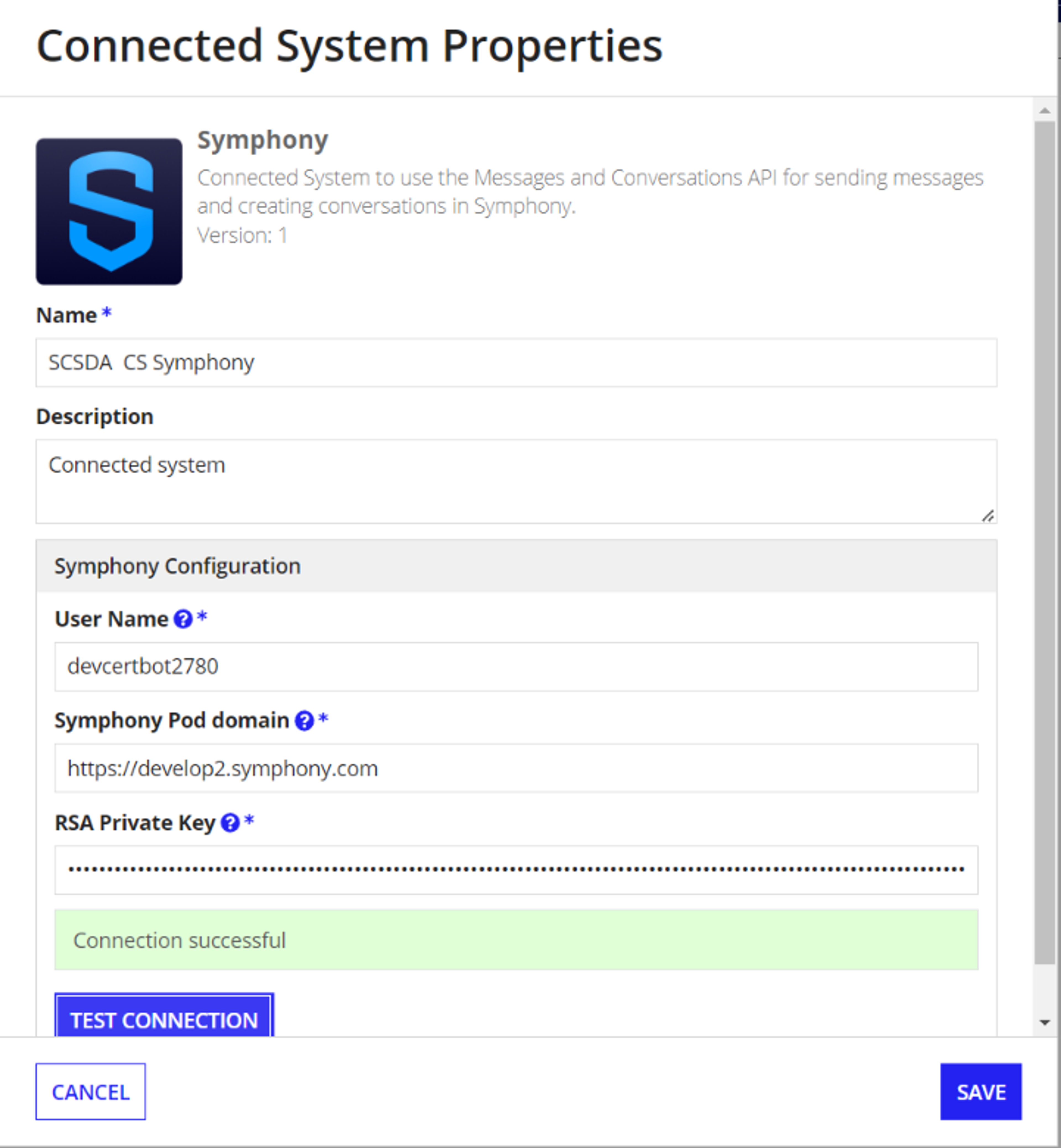 Symphony Connected System screenshot 1
