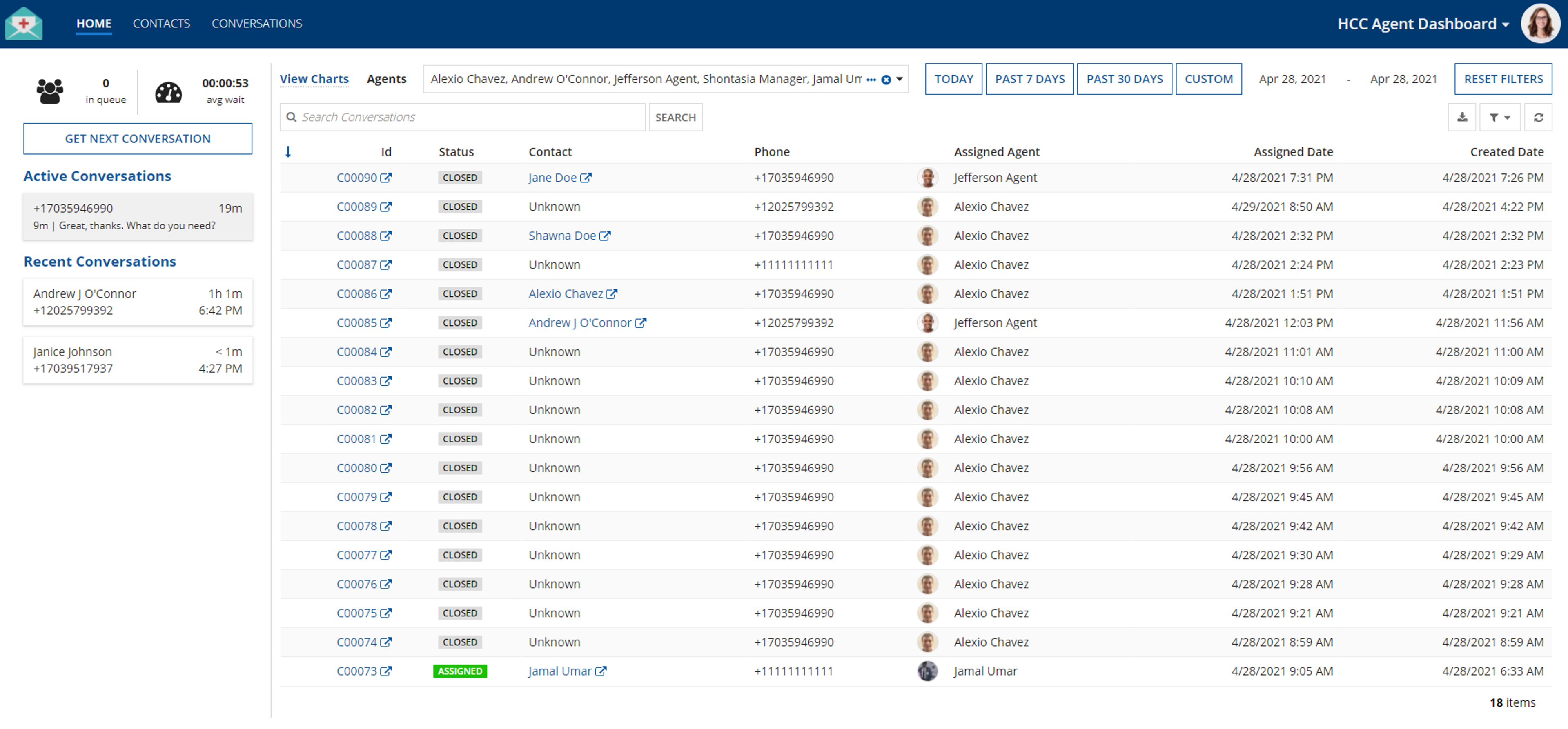 Healthcare Communication Center (HCC) screenshot 2