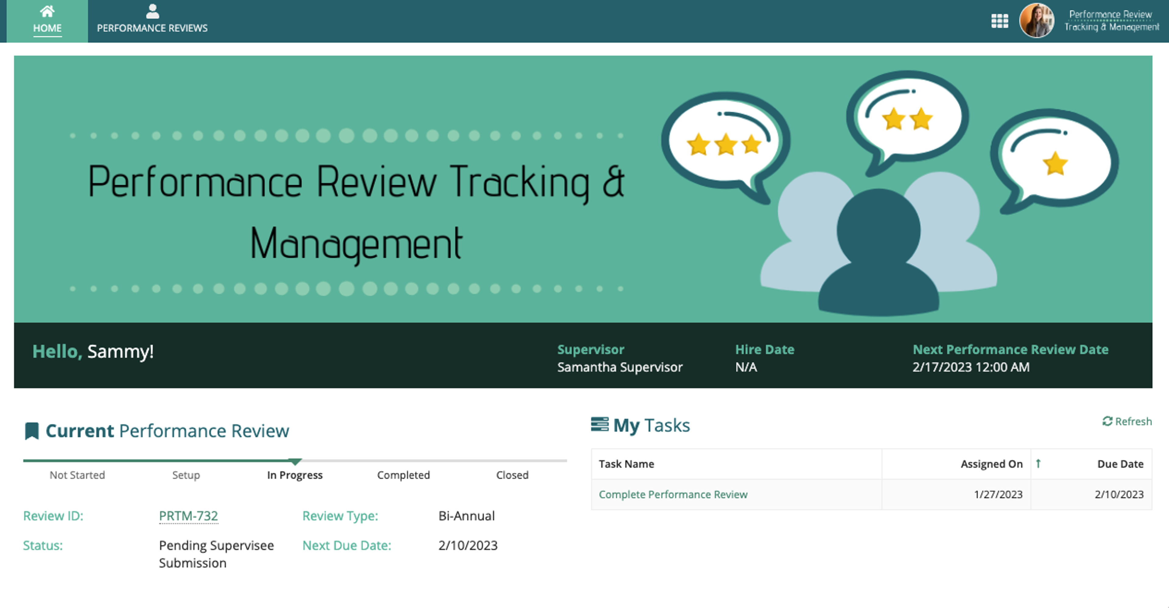 Performance Review Tracking and Management (PRTM) screenshot 4