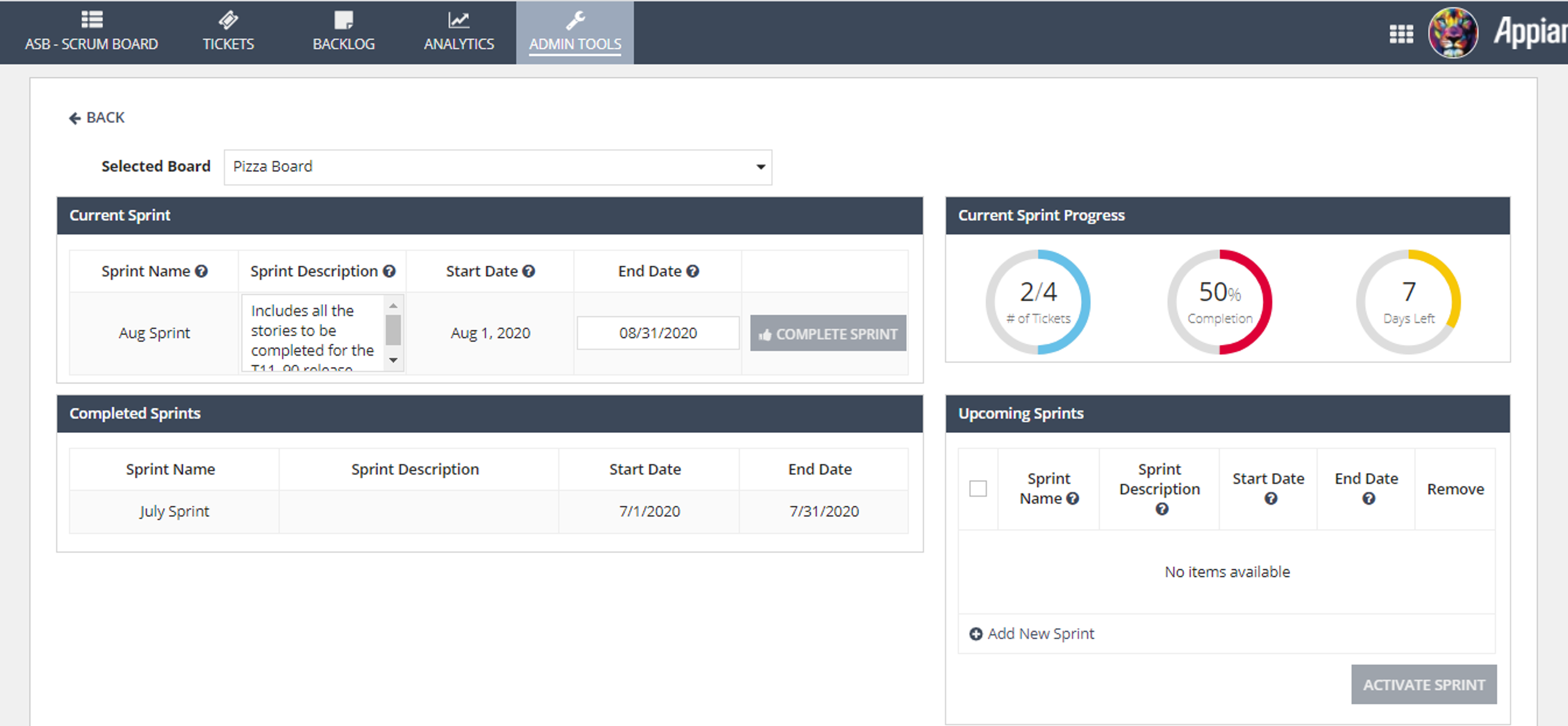 Appian Scrum Board (ASB) - Scooby screenshot 7