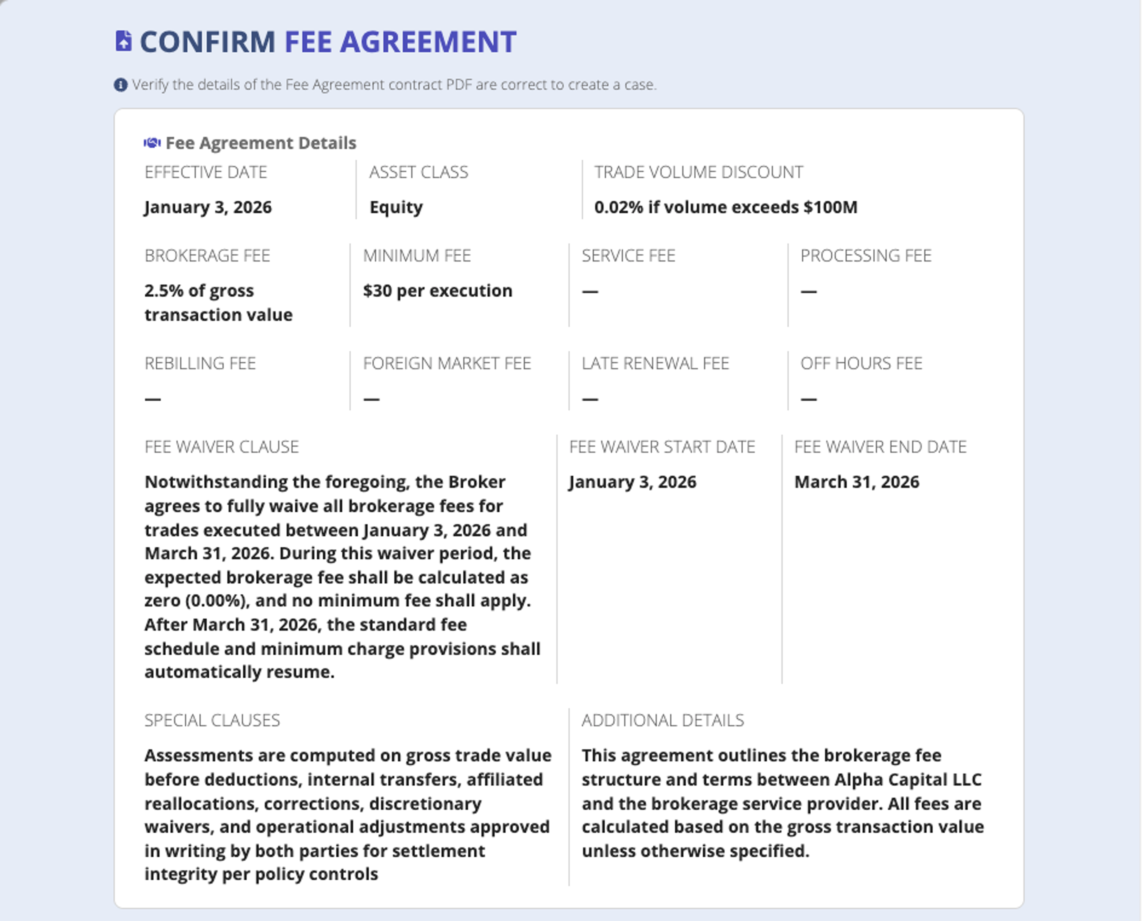 Brokerage Fees with AI screenshot 2