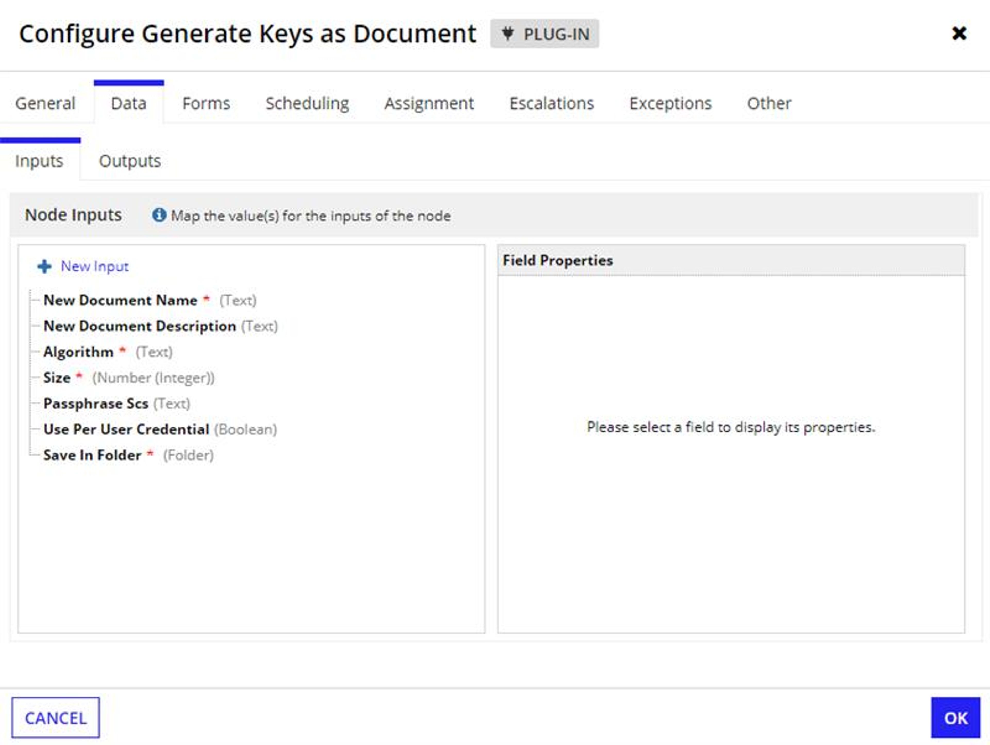 Generate Keys screenshot 1