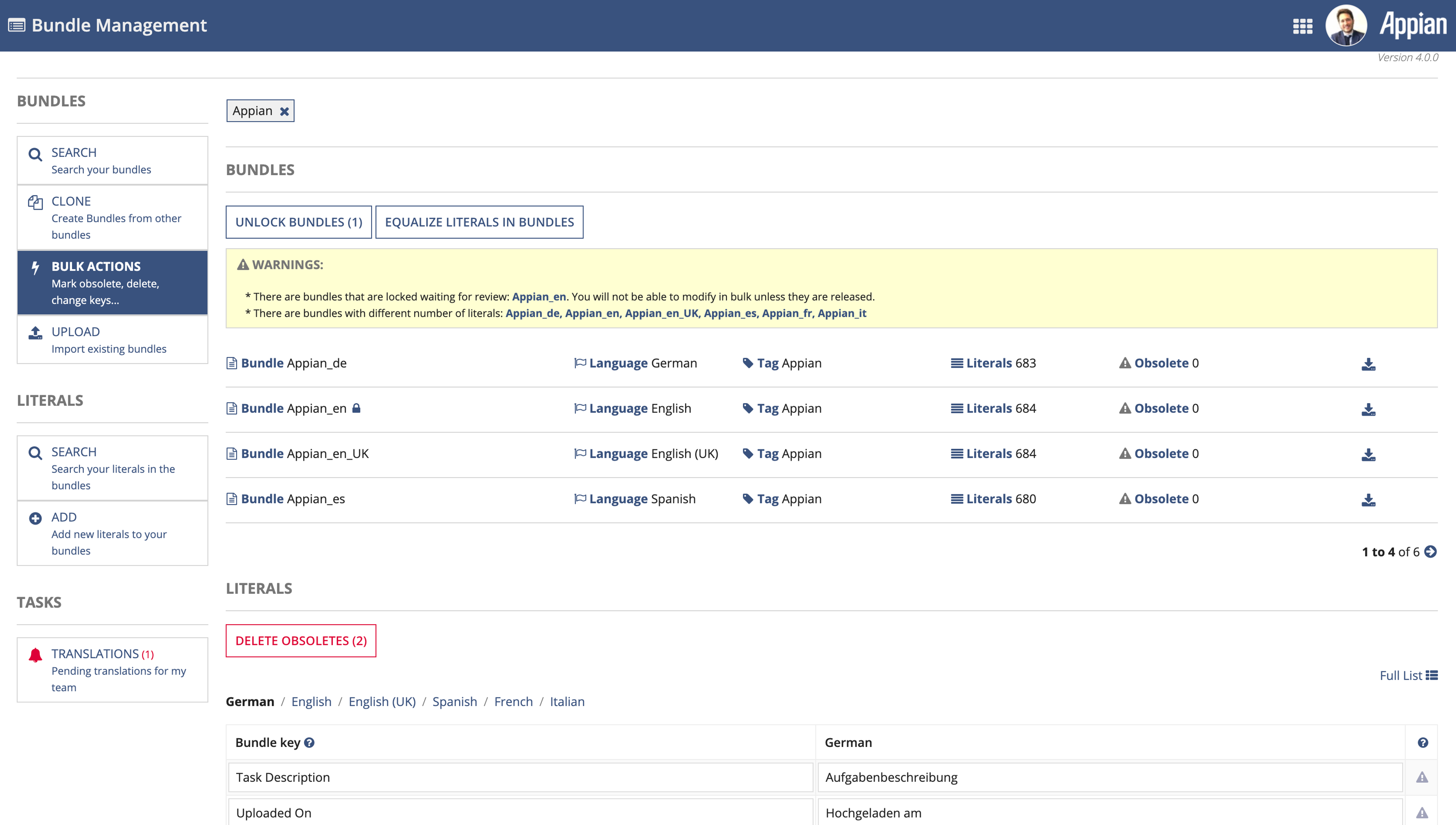 Bundle Management screenshot 3