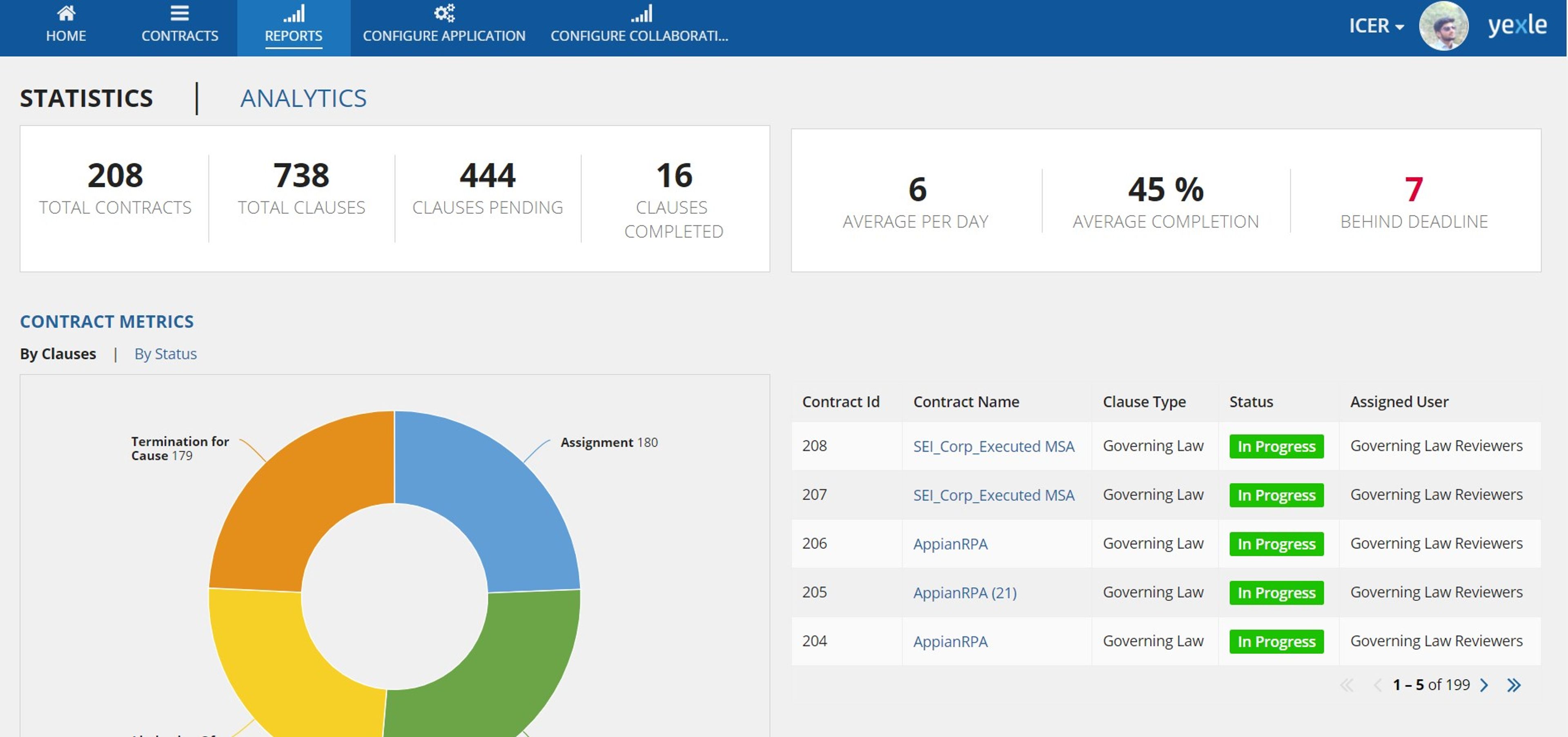 Intelligent Contract Extraction and Review (ICER) screenshot 5