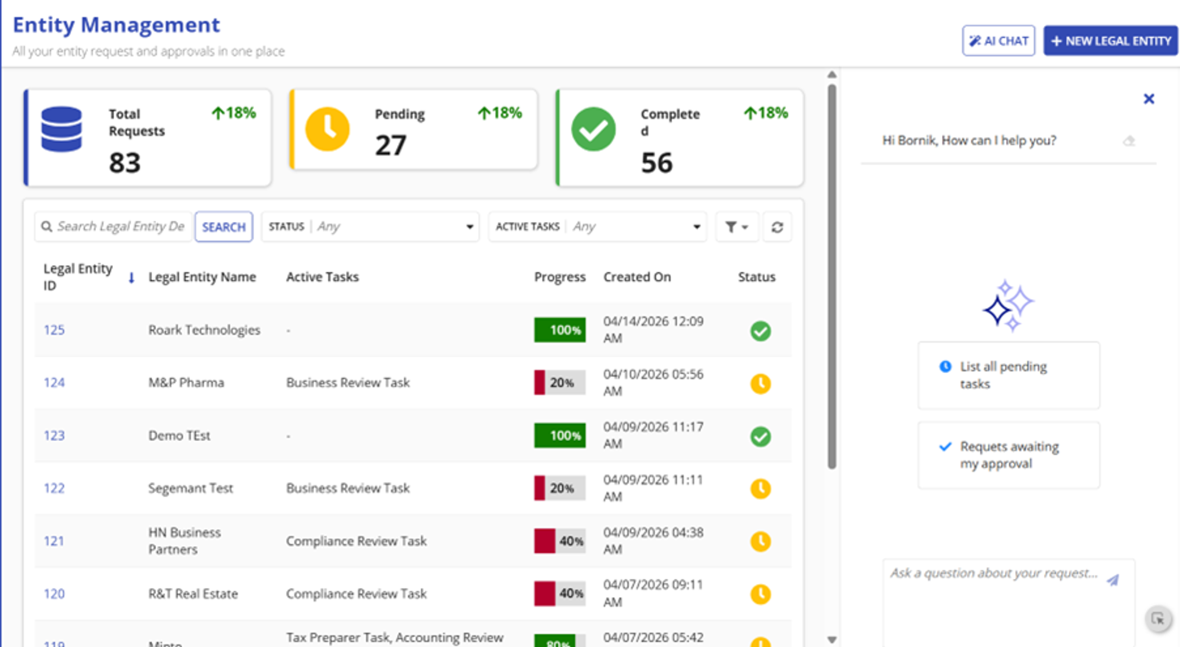 LexHex - Legal Entity Management  screenshot 9