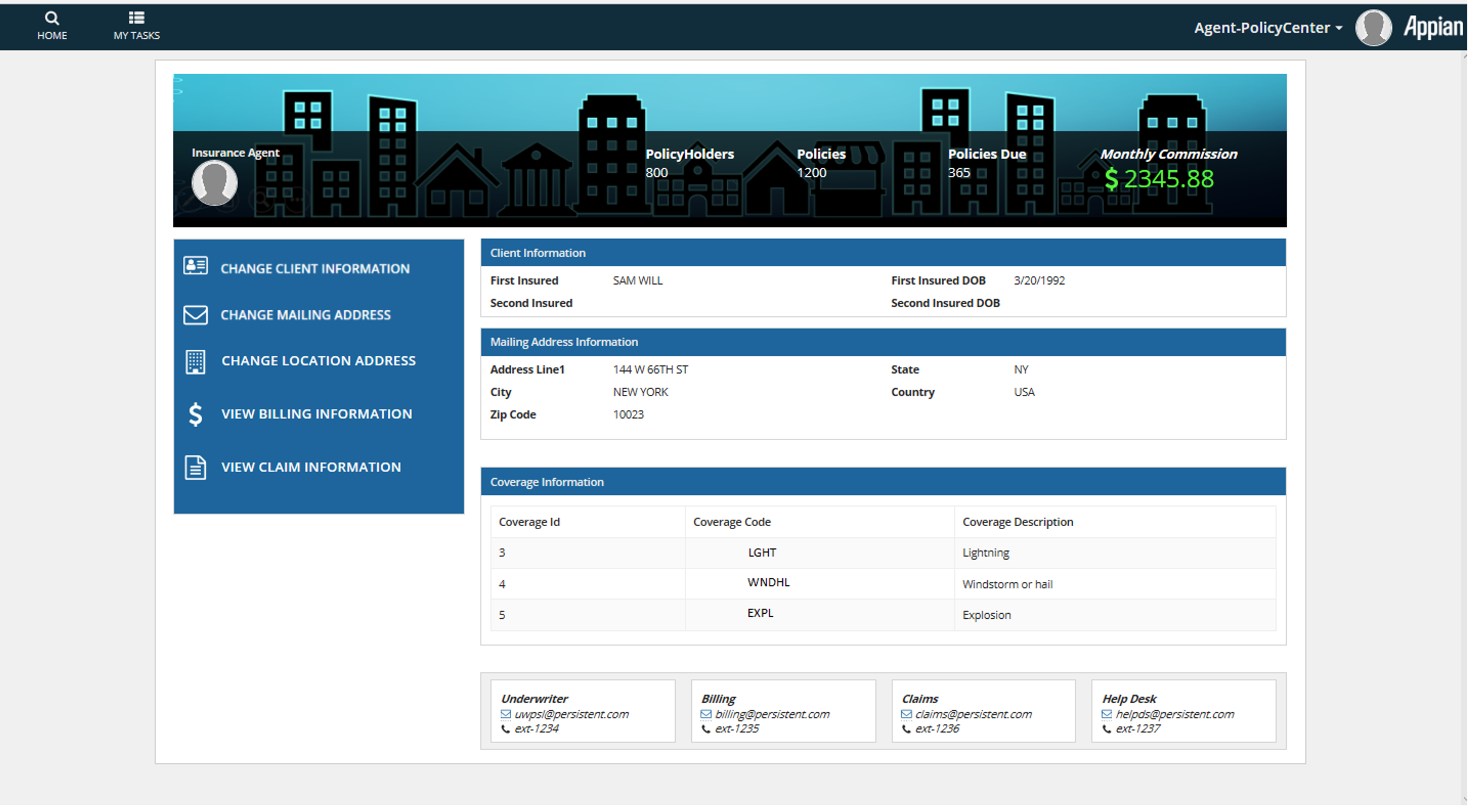 AgentPolicyCenter (Insurance Portal) screenshot 2