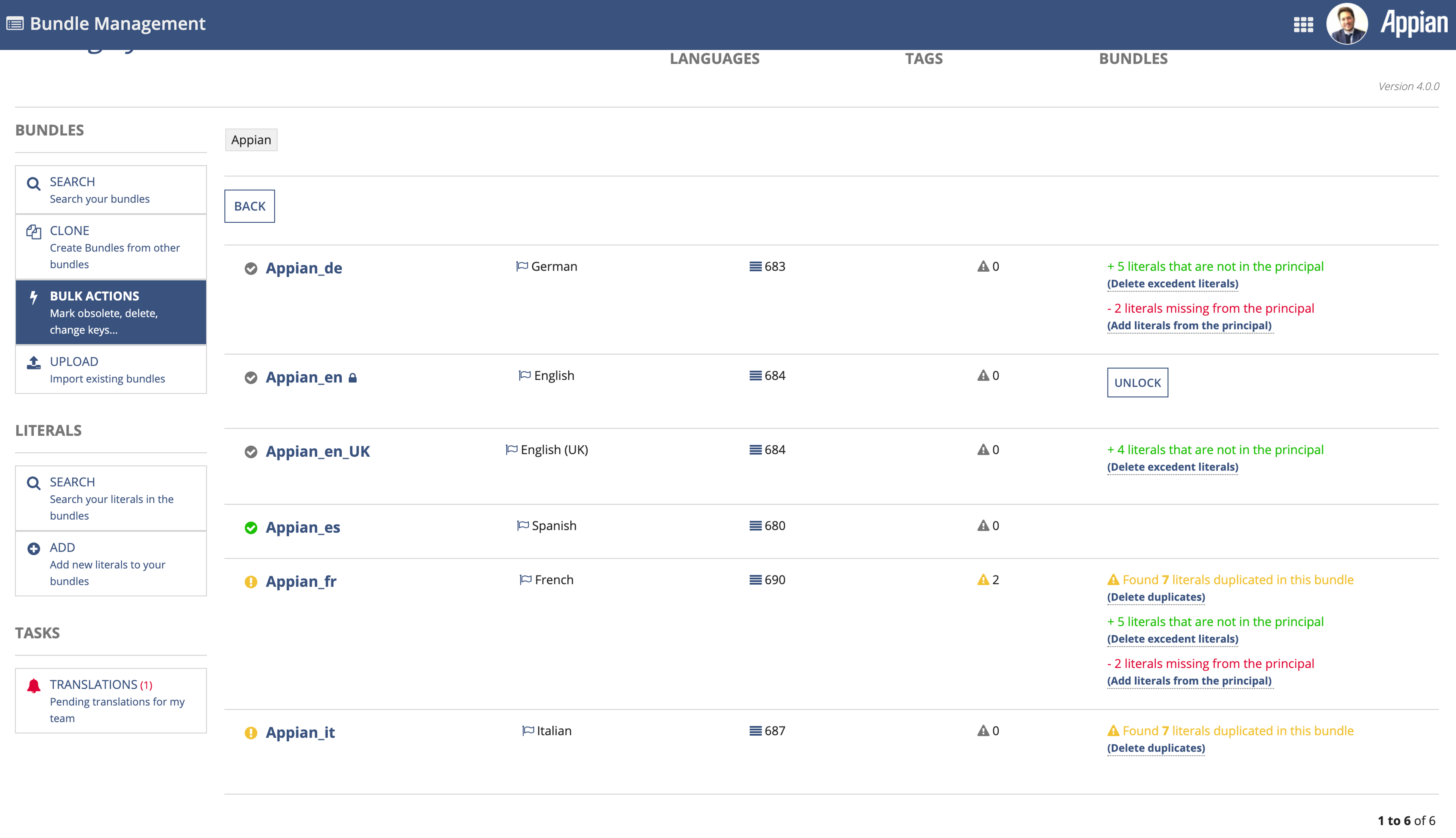 Bundle Management screenshot 4