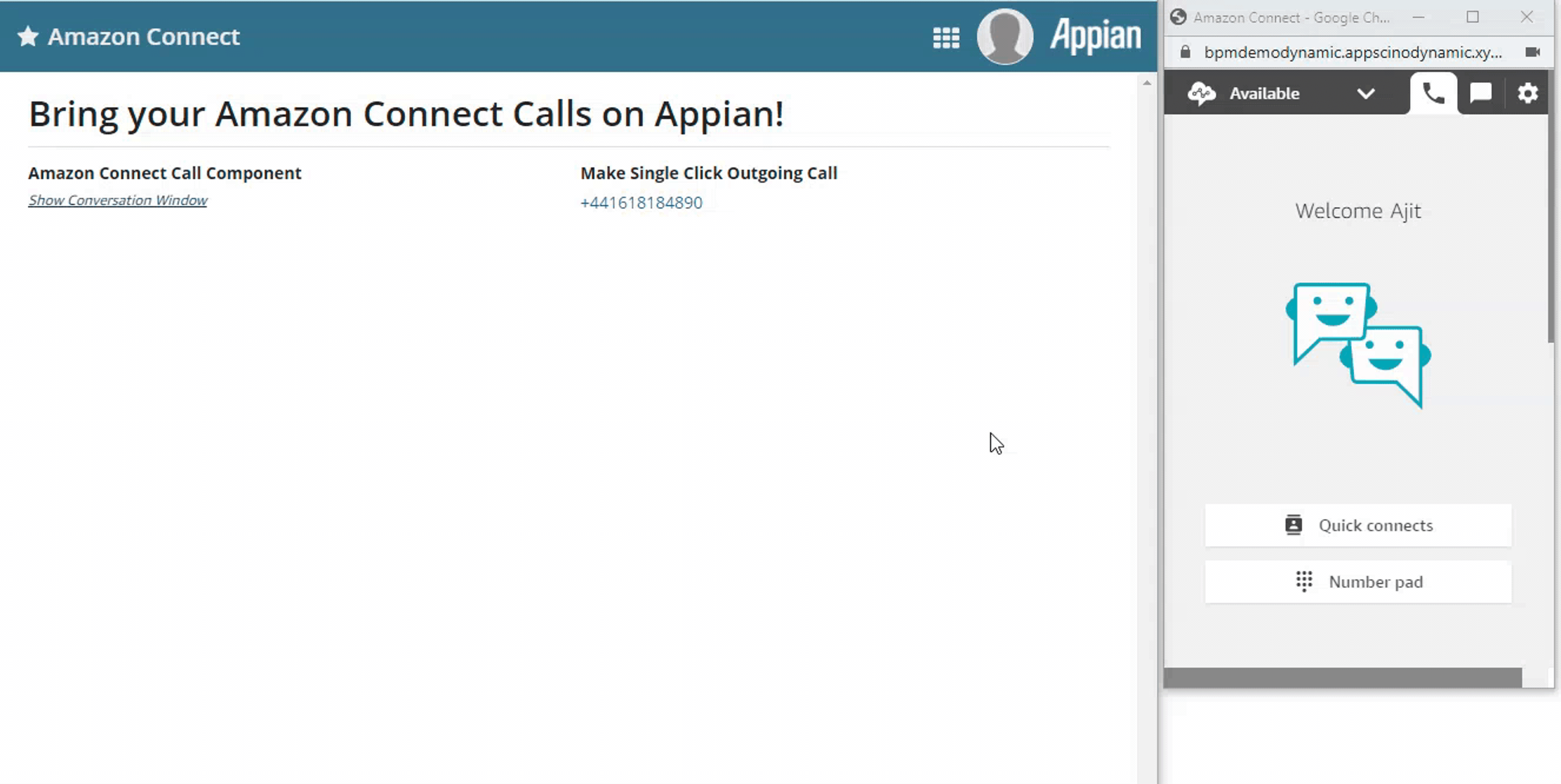 Amazon Connect Component screenshot 4