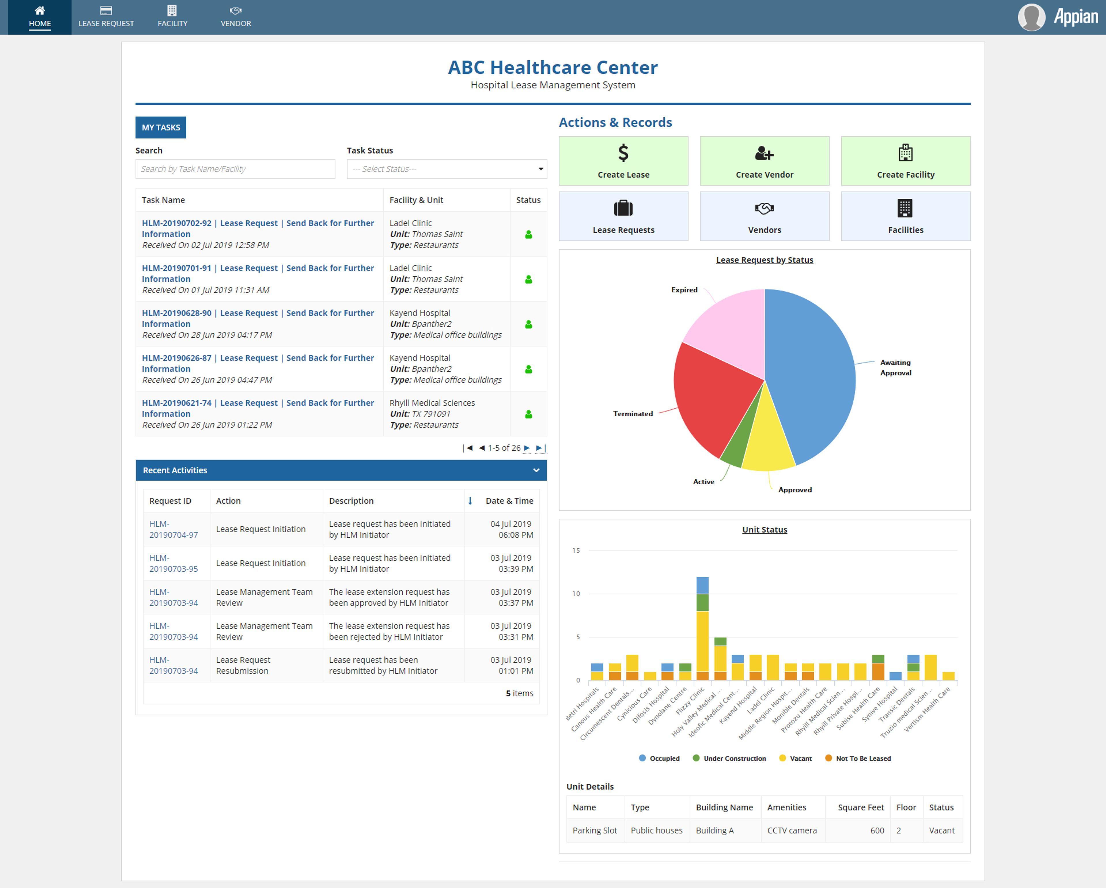 Hospital Lease Management screenshot 9