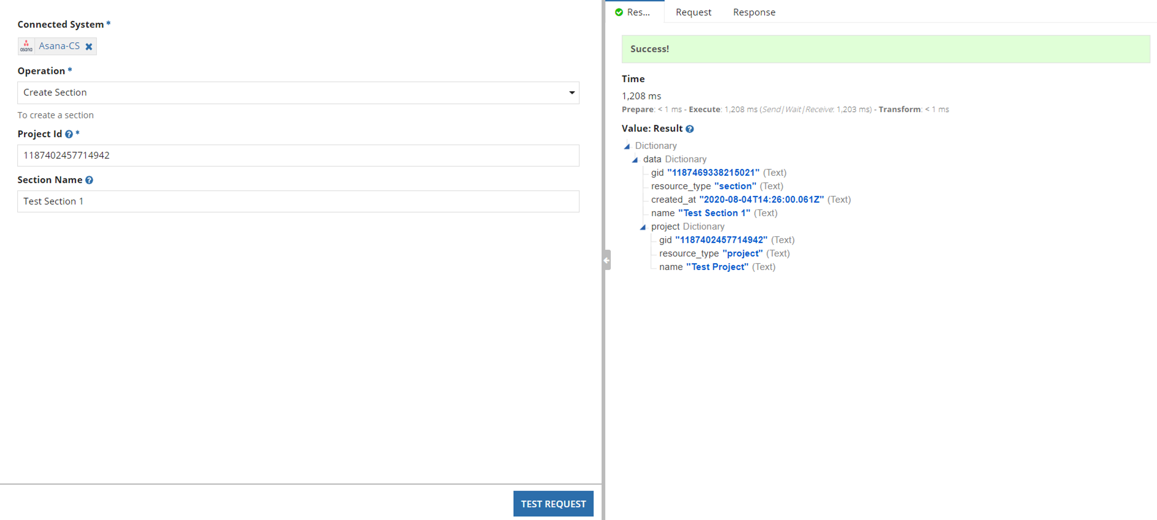 Asana Connected System screenshot 2