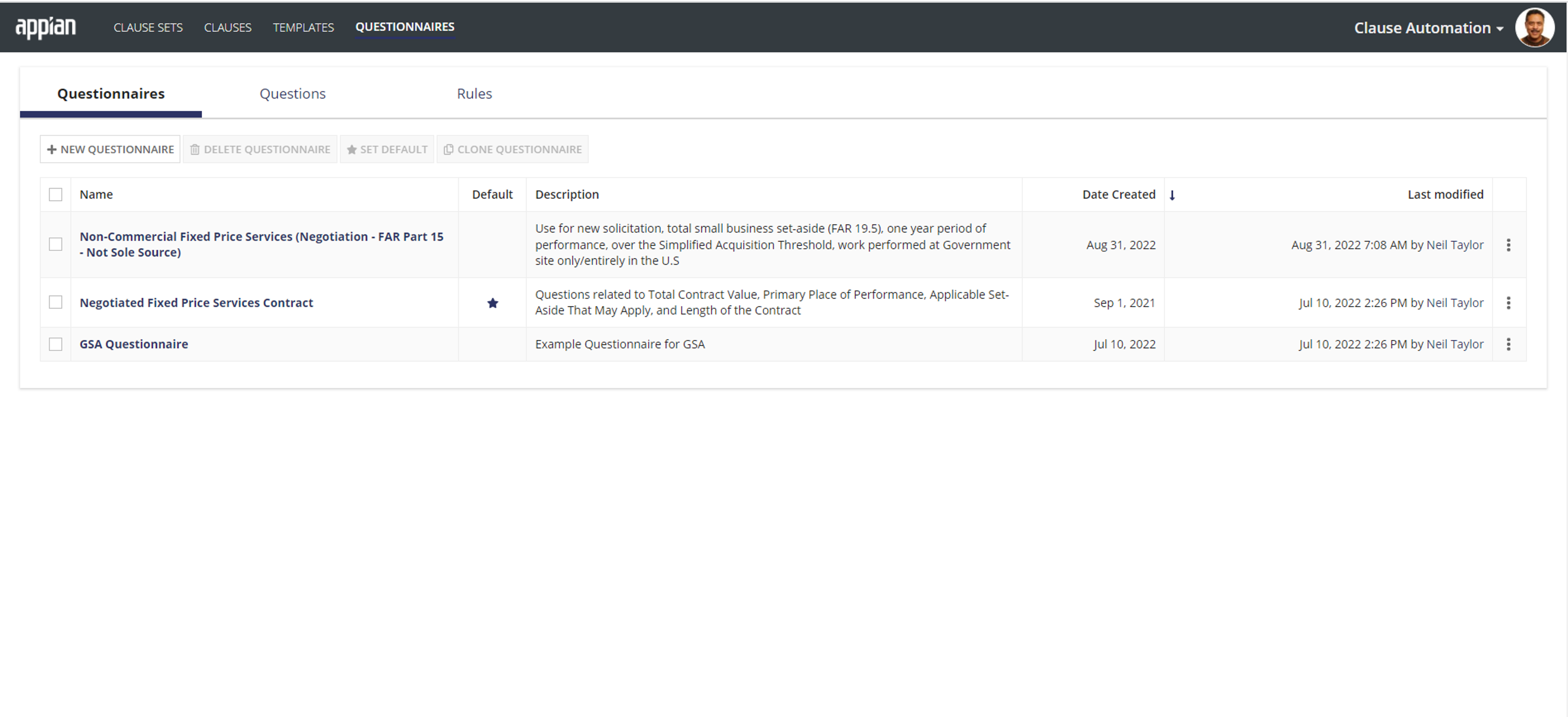 Clause Automation screenshot 1