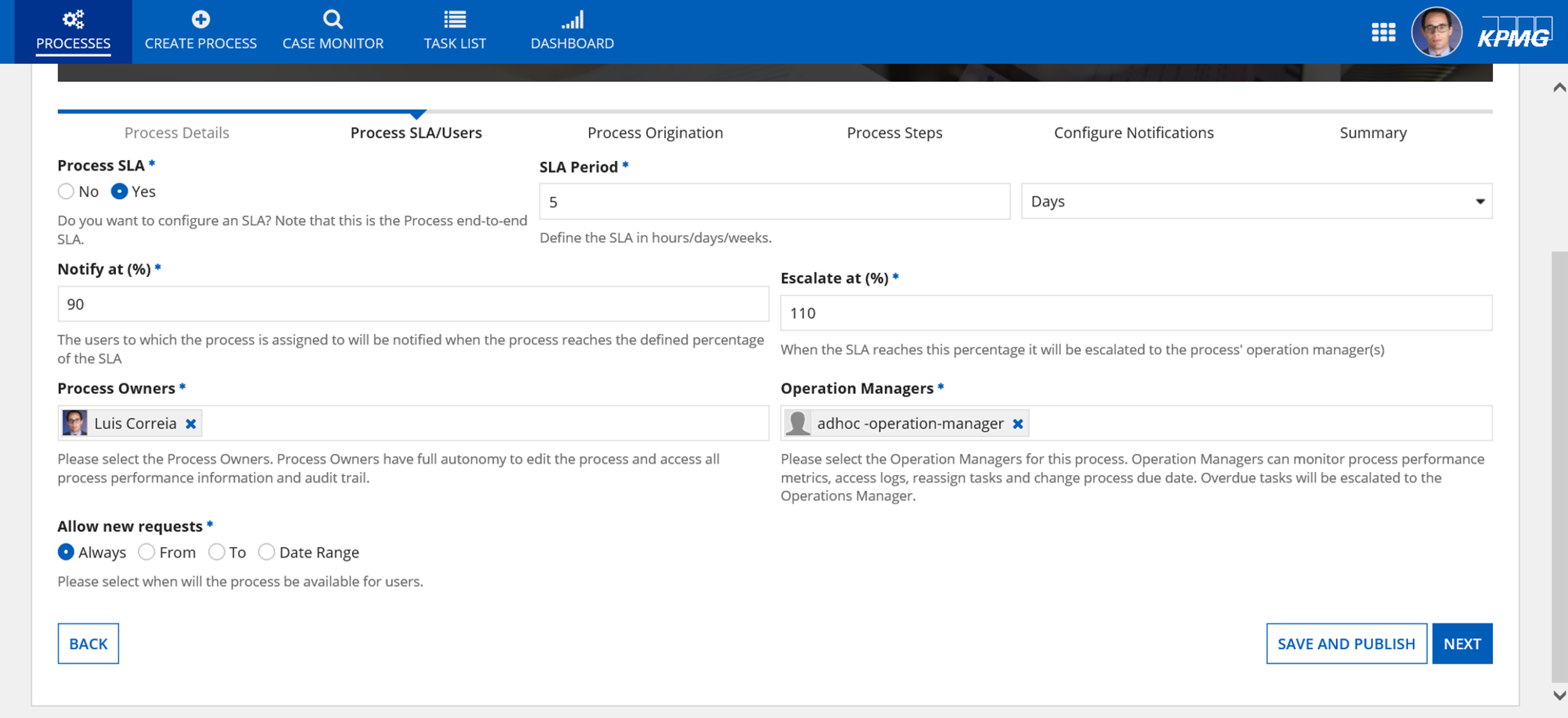 KPMG Ad-Hoc Process Framework screenshot 4