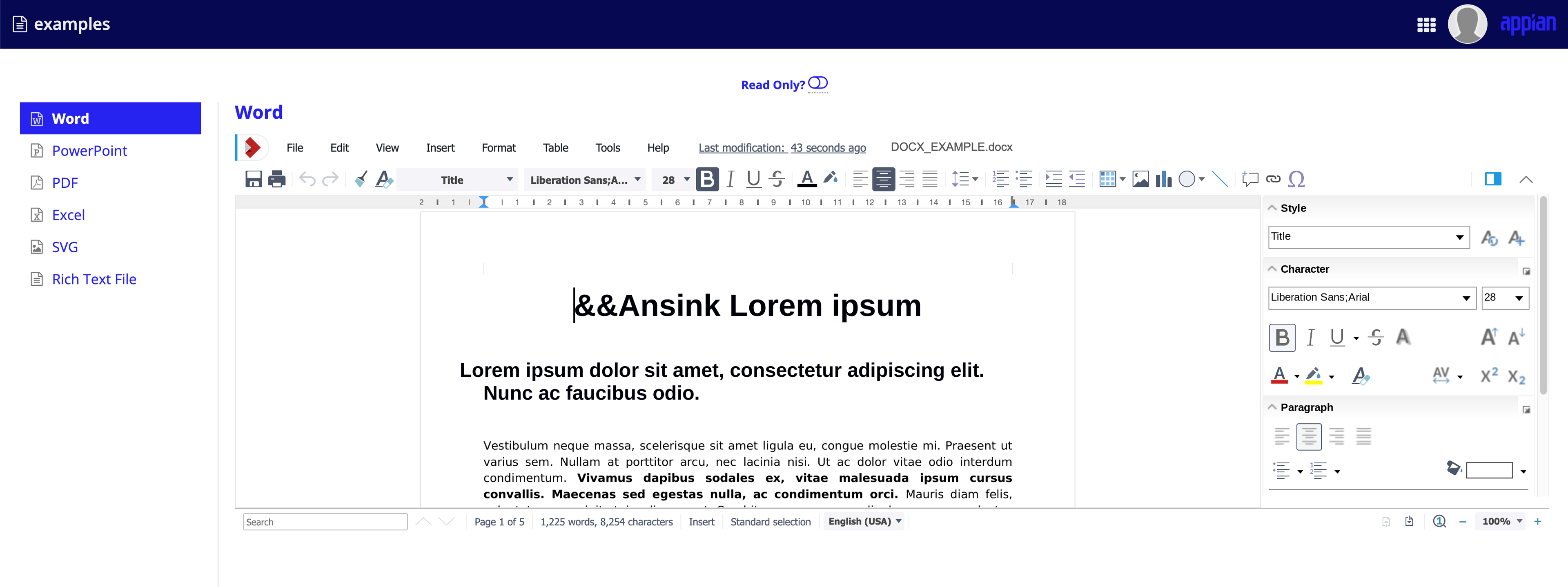 Online Office Functions screenshot 3