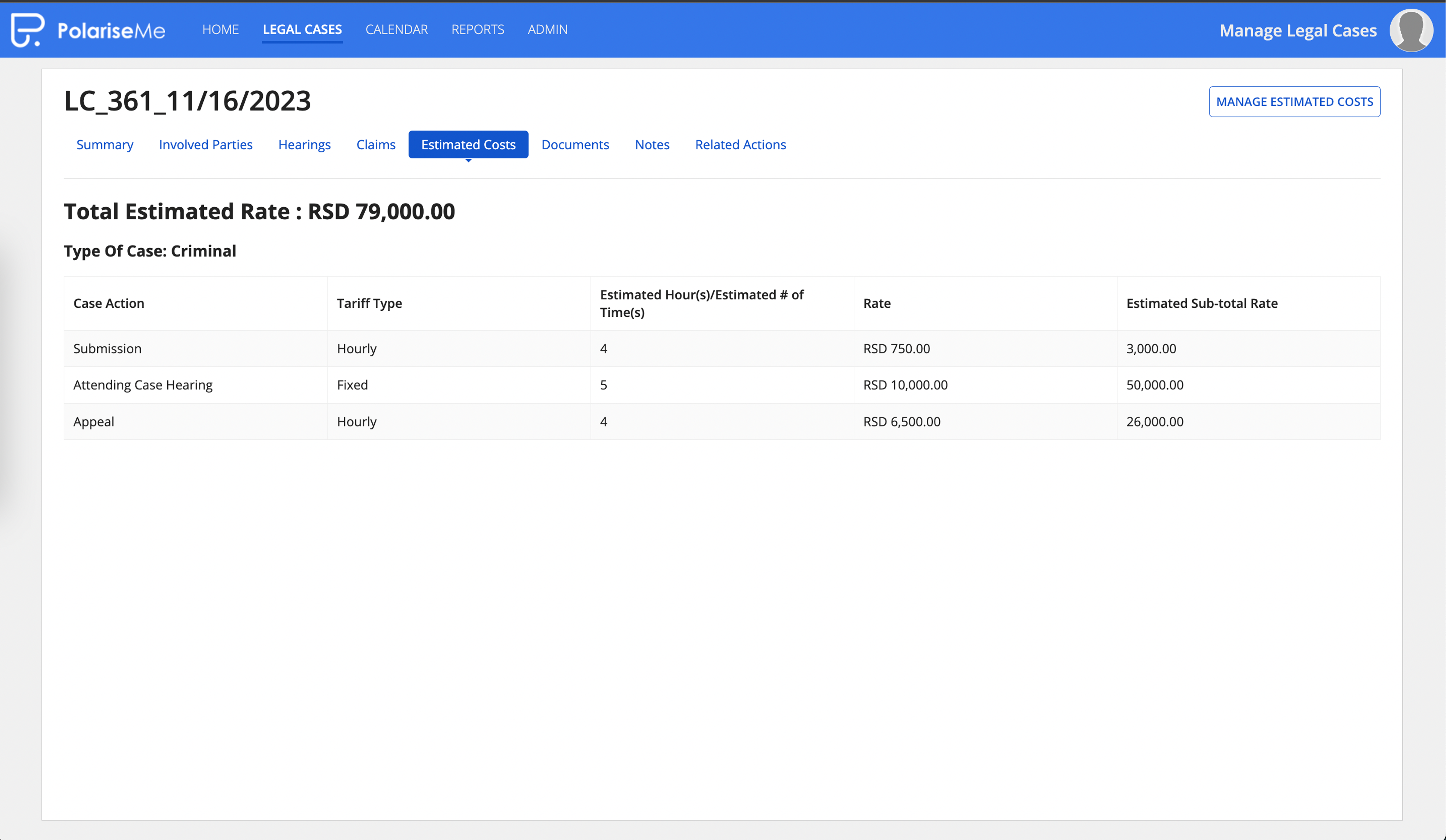 Litigation Management screenshot 4